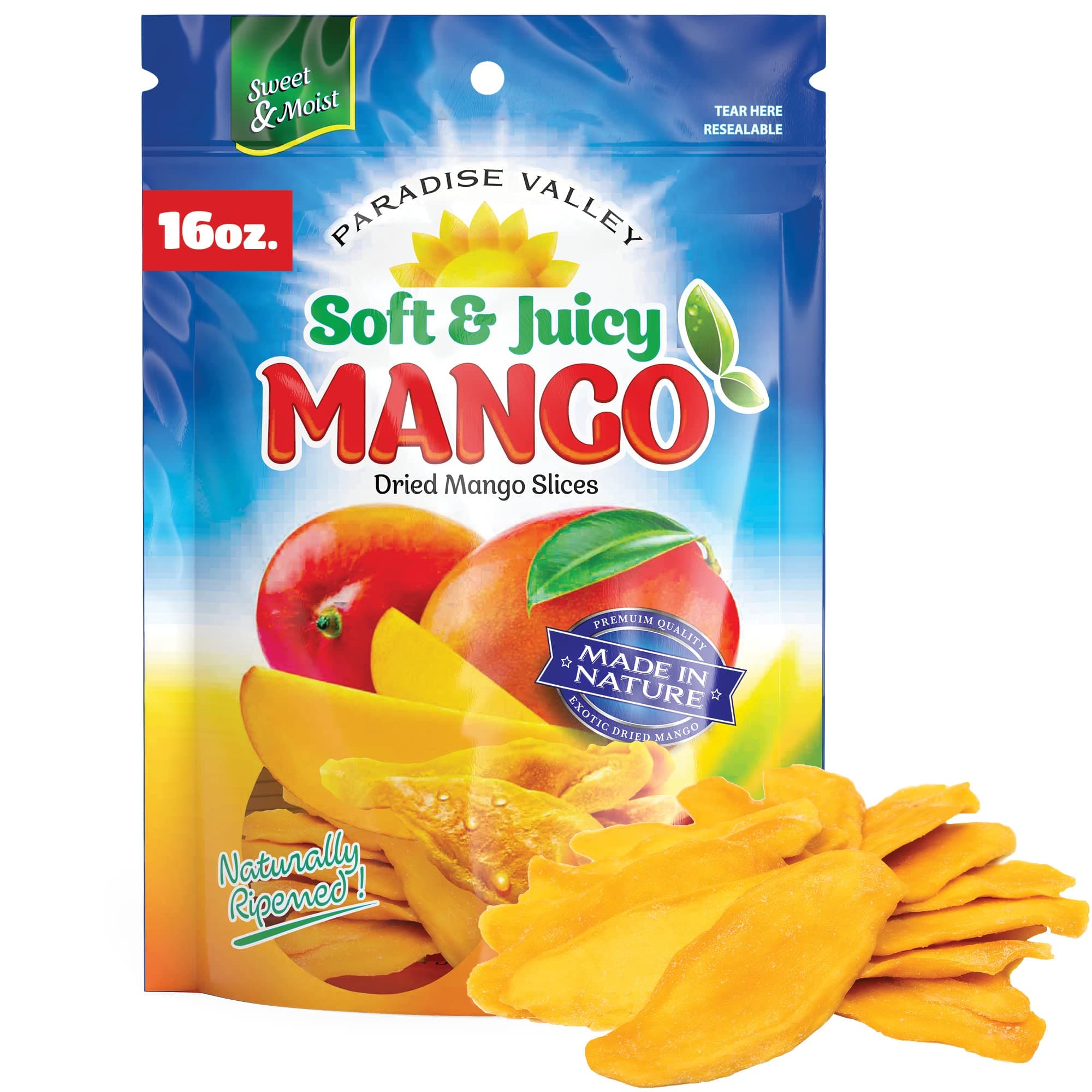 Dried Mango Strips Soft & Juicy (LOW SUGAR)