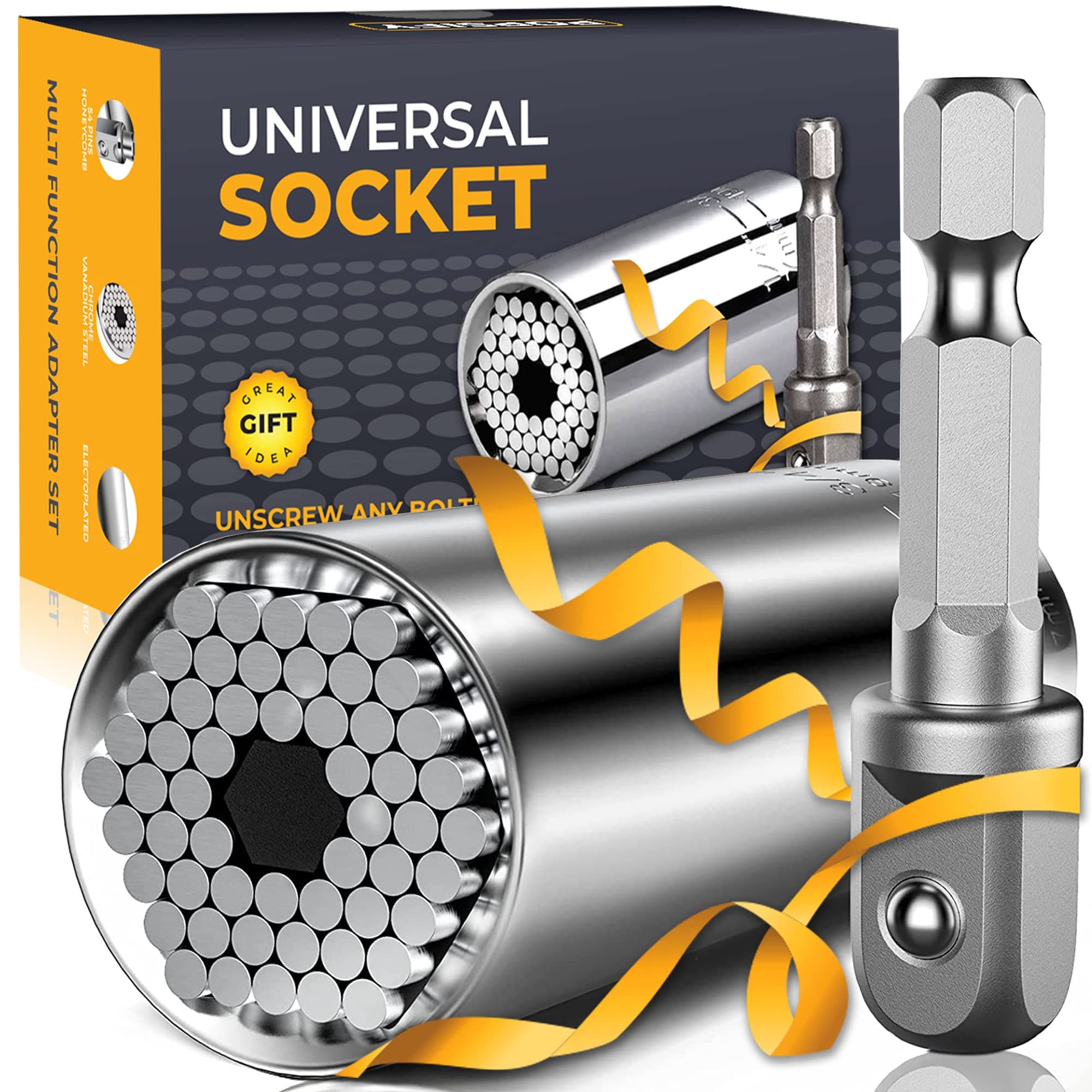 Universal Socket Tools Gifts for Men, Dad Gifts, Stocking Stuffers Mens Gifts Christmas Gifts for Men Dad Boyfriend Father Husband Mechanic Tools for Men Who Have Evreything Cool Stuff Gadgets for Men