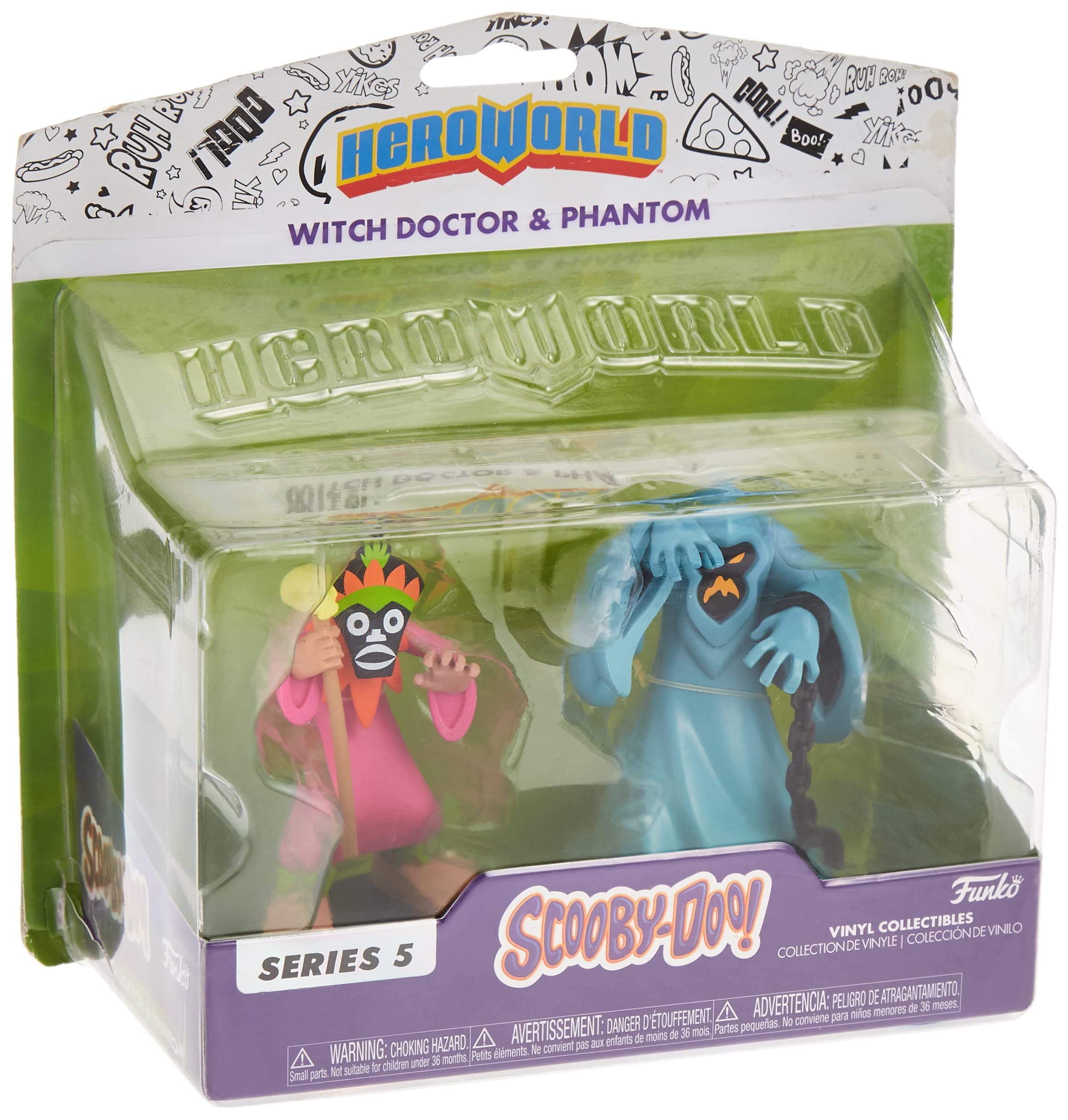 Hero World: Scooby Doo 2Pk Phantom/Witch Doctor