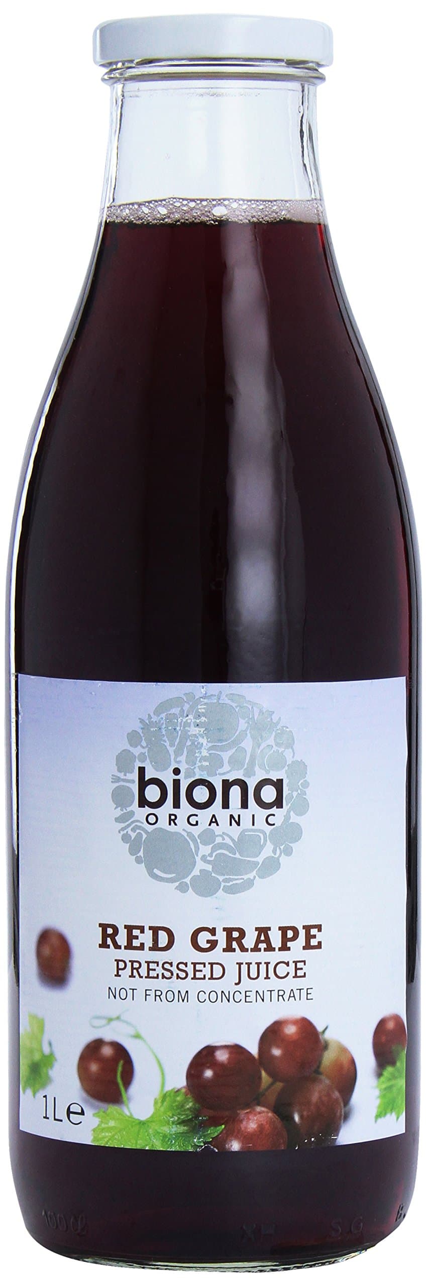Biona Pressed Red Grape Juice, 1L