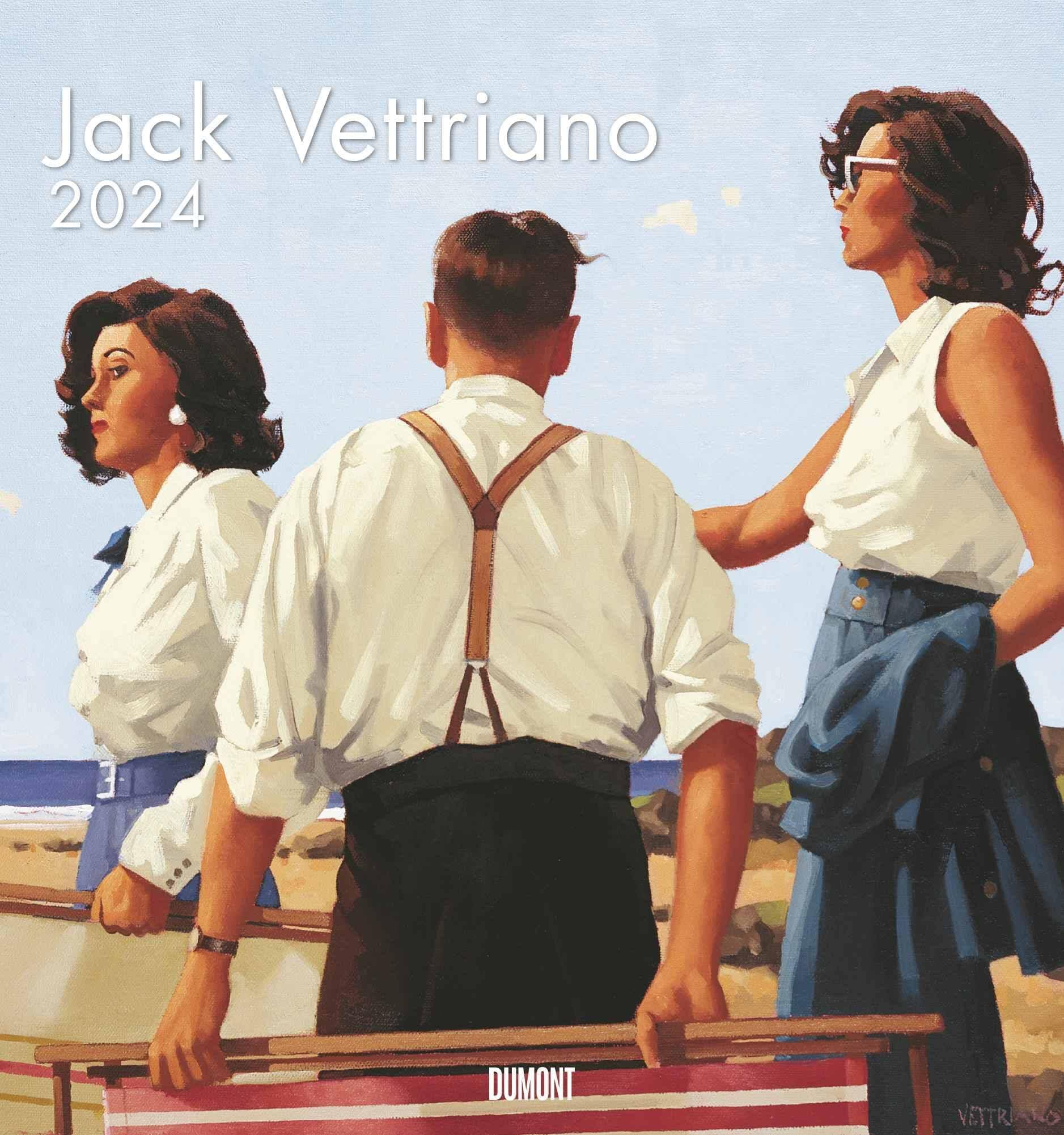 Jack Vettriano 2024 45 x 48 cm