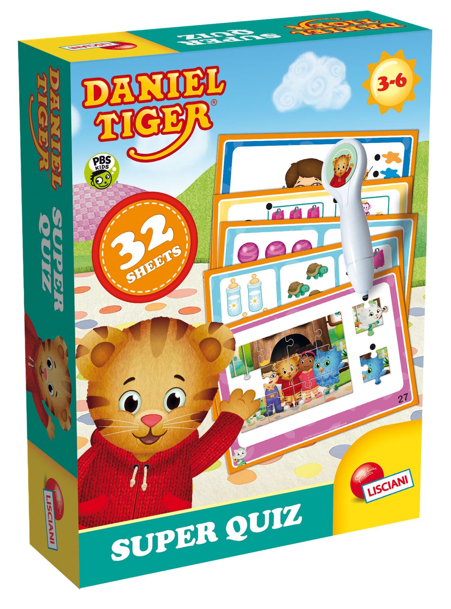 Lisciani Giochi 56552 – Daniel Tiger Super Quiz