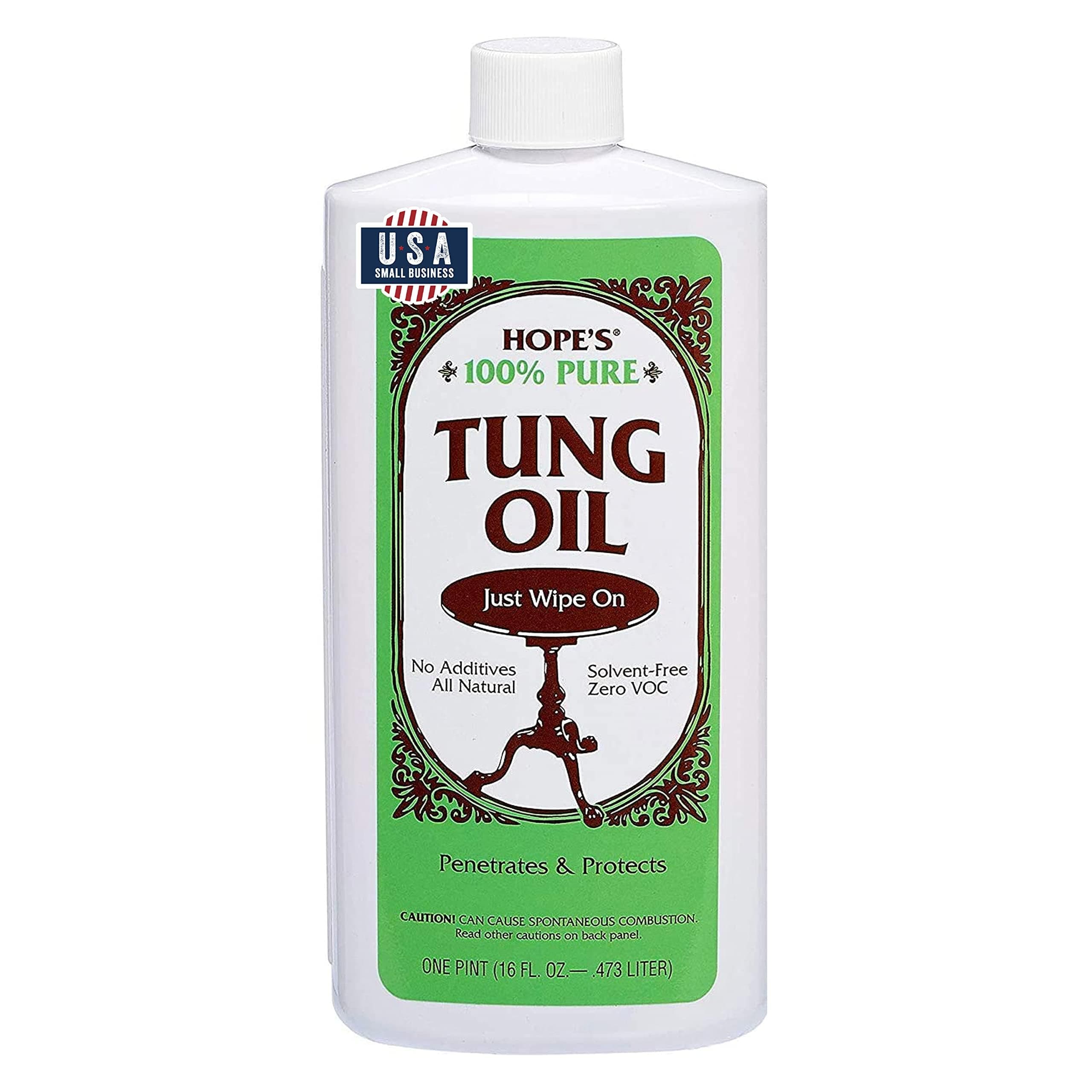 100% Tung Oil 16 oz - Pt