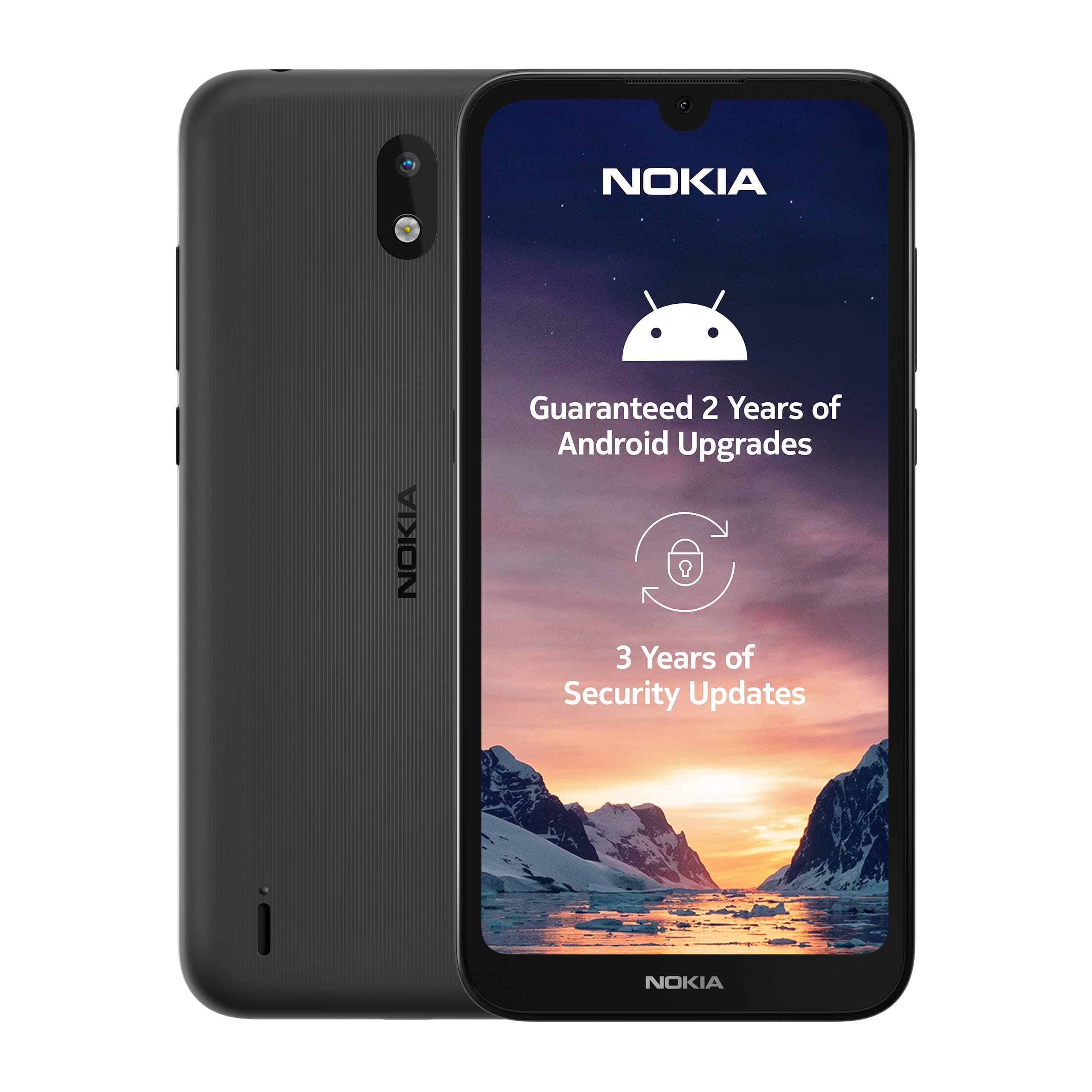 Nokia 1.3 5.71-Inch Android UK Sim-Free Smartphone with 1GB RAM and 16GB Storage (Dual Sim) - Charcoal
