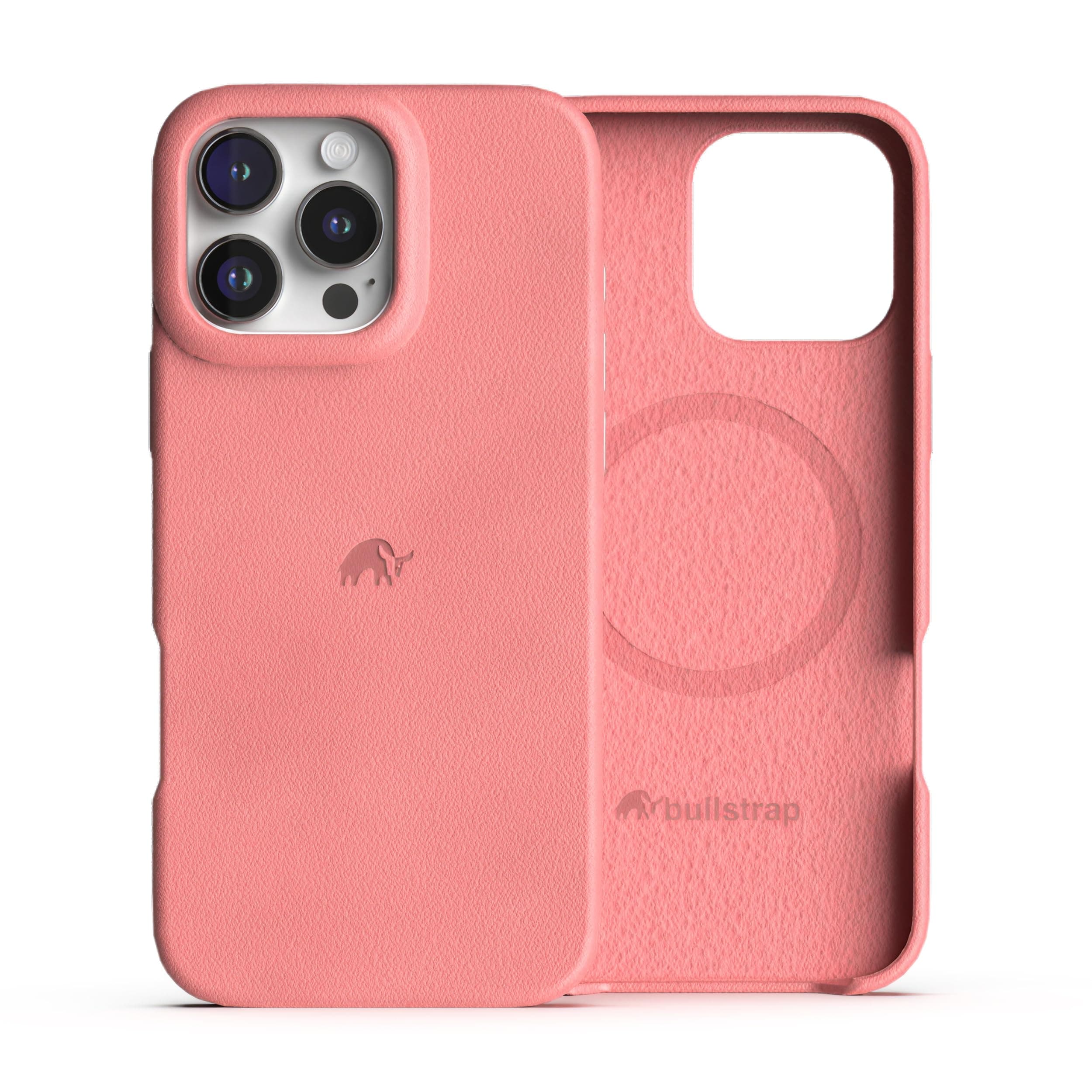 Bullstrap Premium Leather Phone Case Compatible with Apple iPhone 13 and MagSafe Charger, South Beach Edition