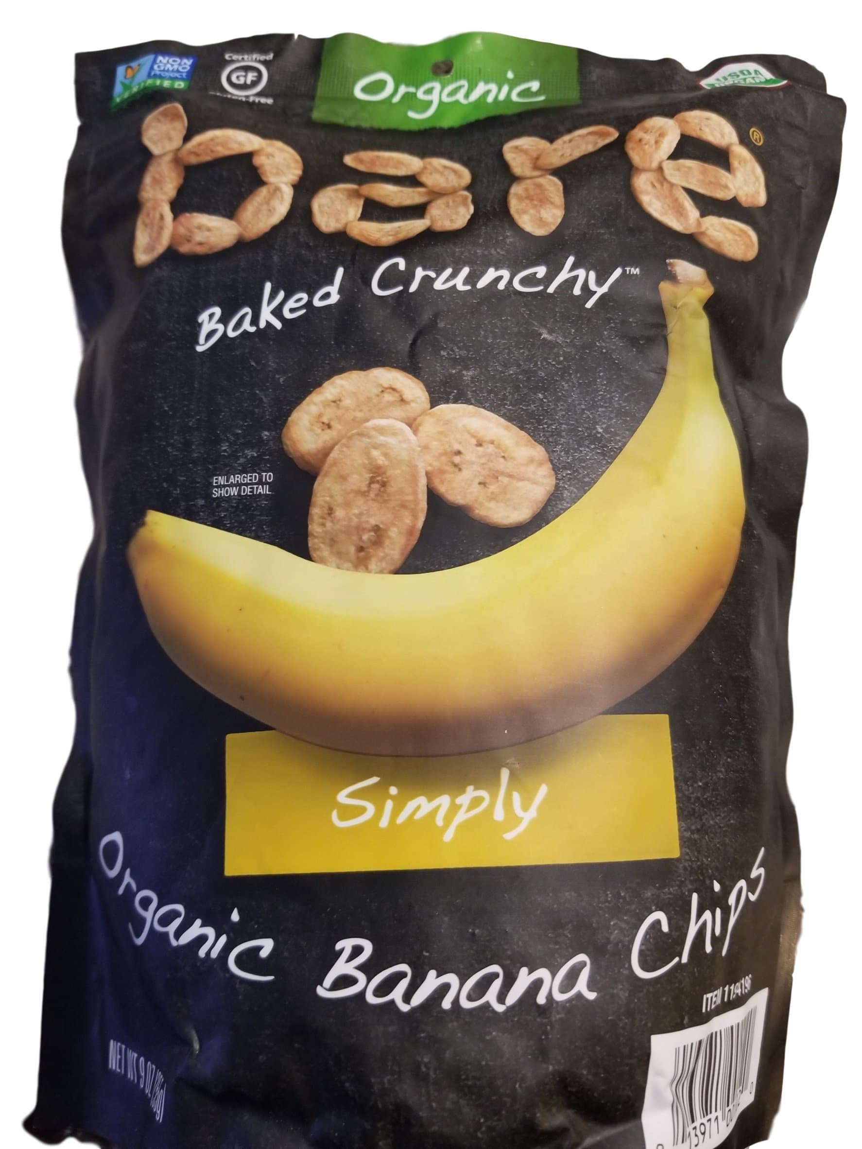 Bare Organic Baked Banana Chips 9 oz