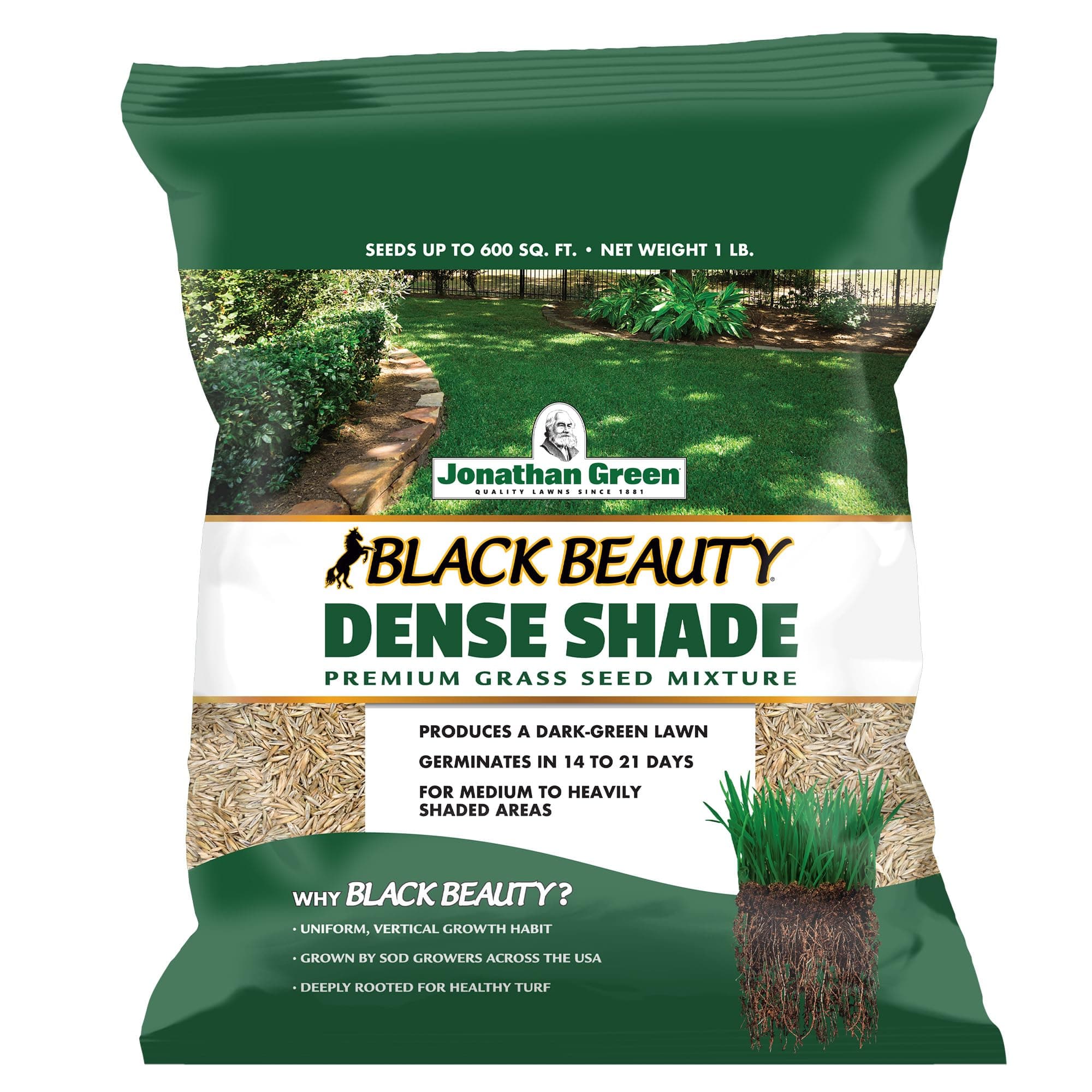Jonathan Green 10622 Dense Shade Grass Seed Mix (1lbs)