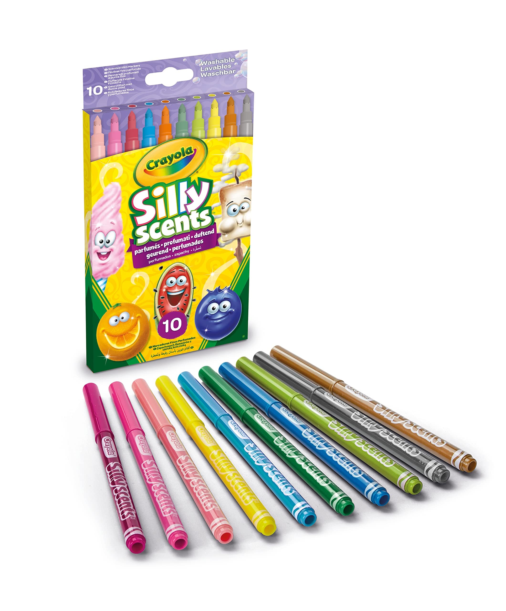 Sly 10 Count Doodle Silly Scented Markers