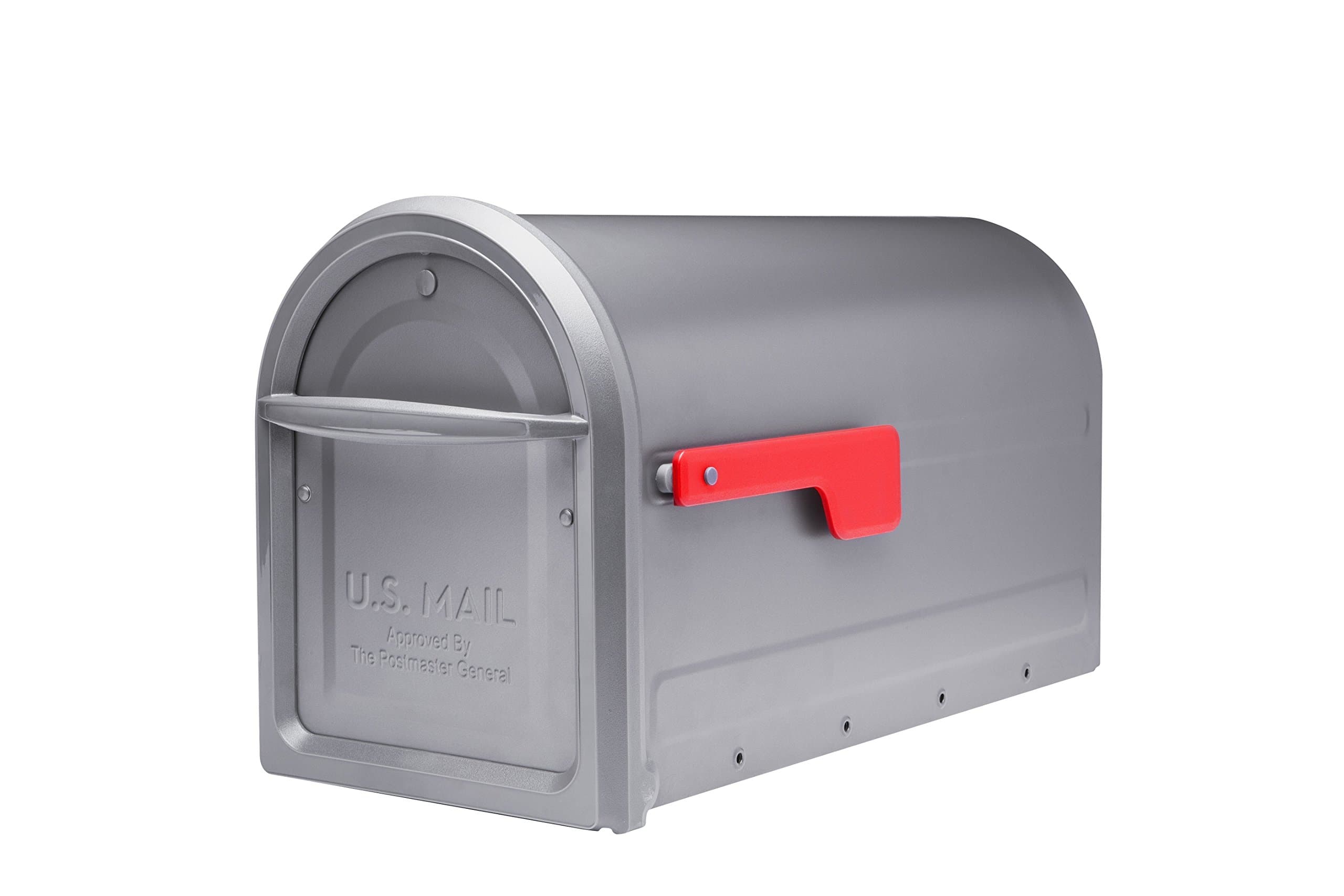 ARCHITECTURAL MAILBOXES7900-2GR-R-10 Mapleton Postmount Mailbox, Graphite, L