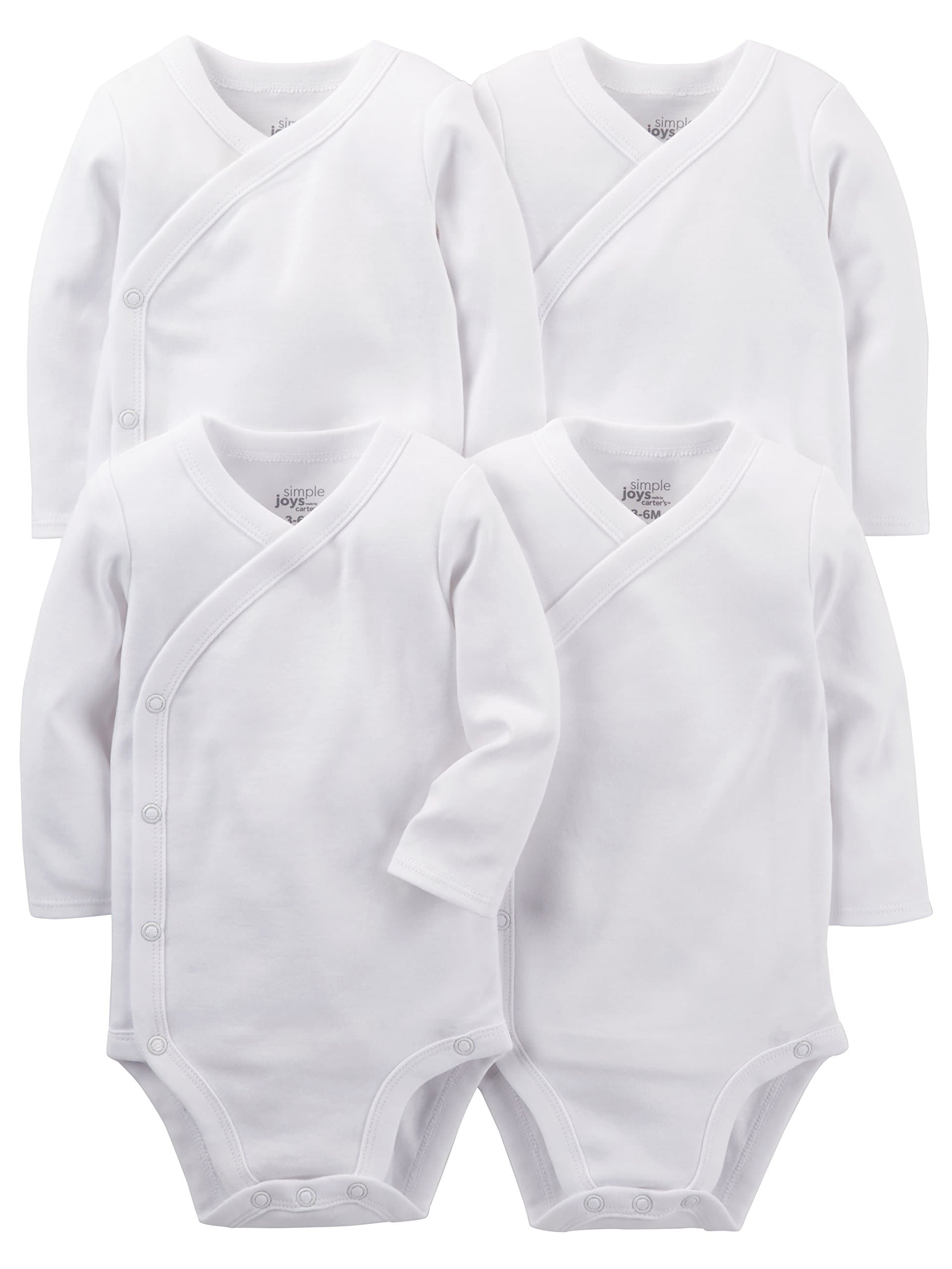 unisex-baby 4-pack Side Snap Bodysuit