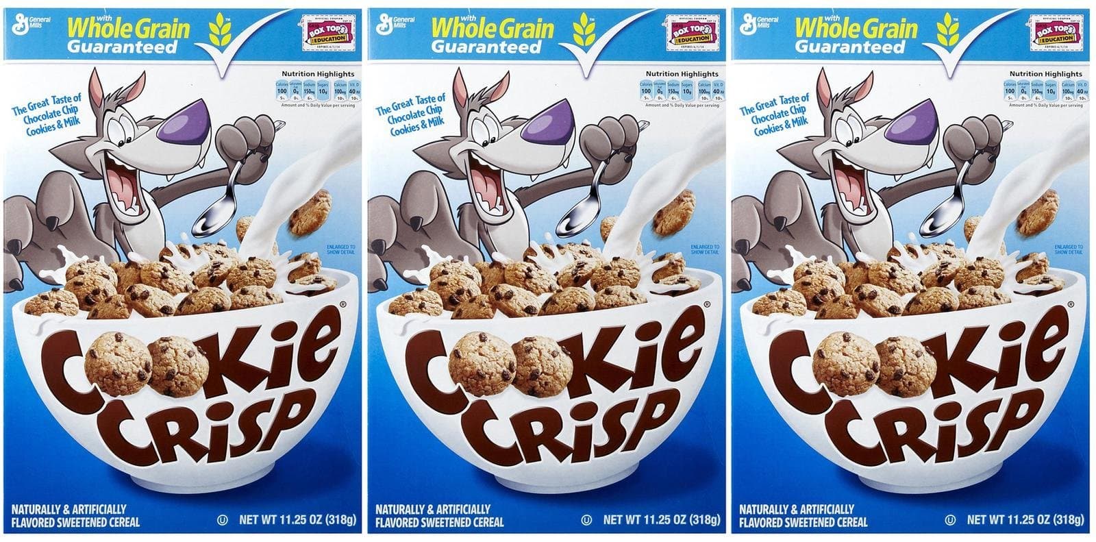 Cookie Crisp Cereal - 11.25 oz - 3 Pack