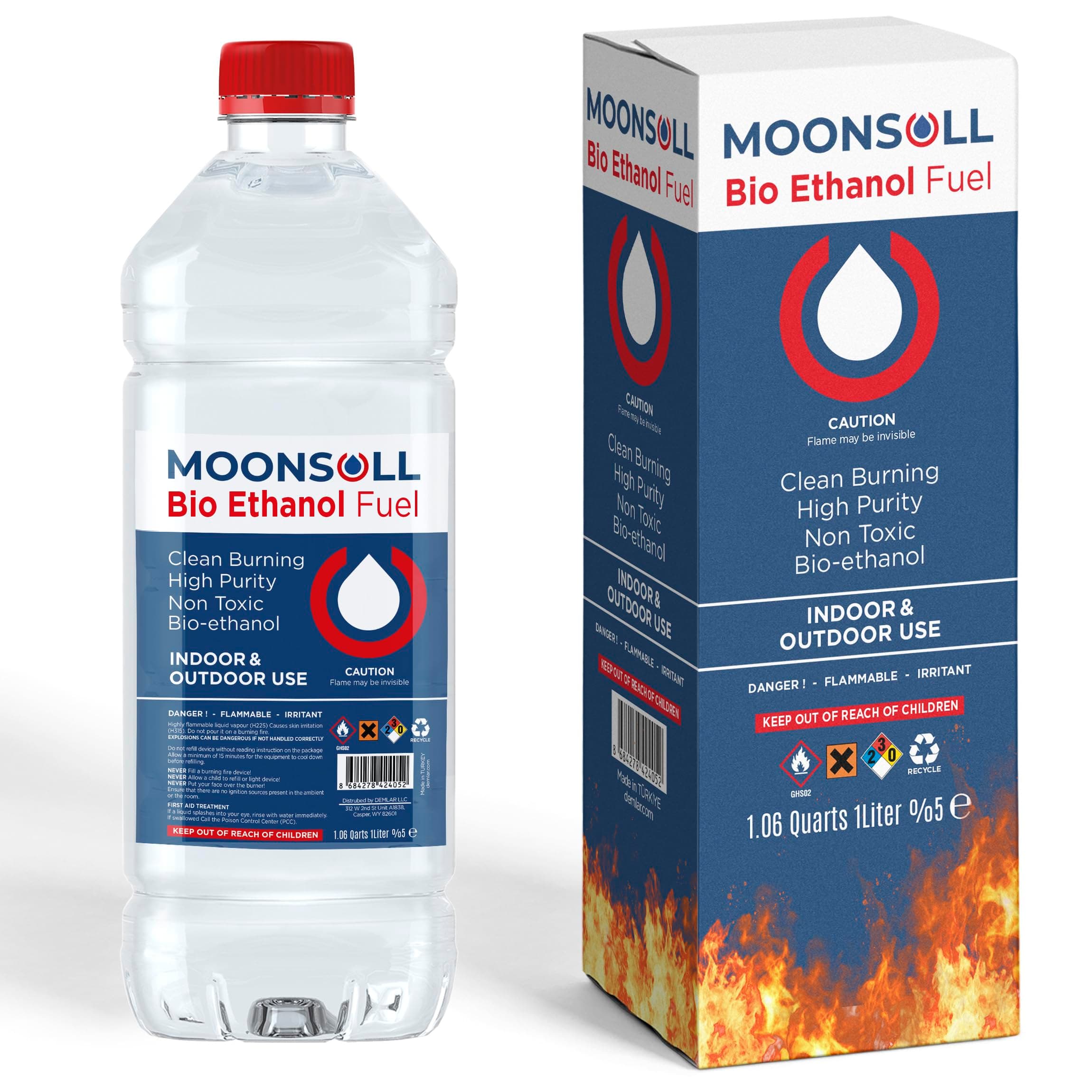 1L MoonSoll Bio Ethanol Fuel