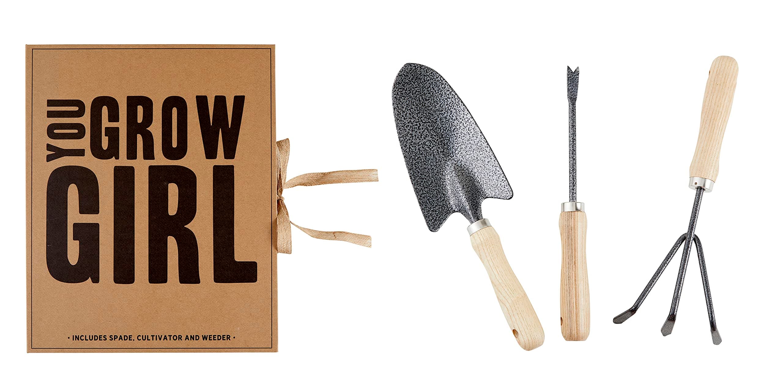 Santa Barbara Design Studio Pure Garden Tools Boxed Gift Set, 3-Piece, You Grow Girl, 3