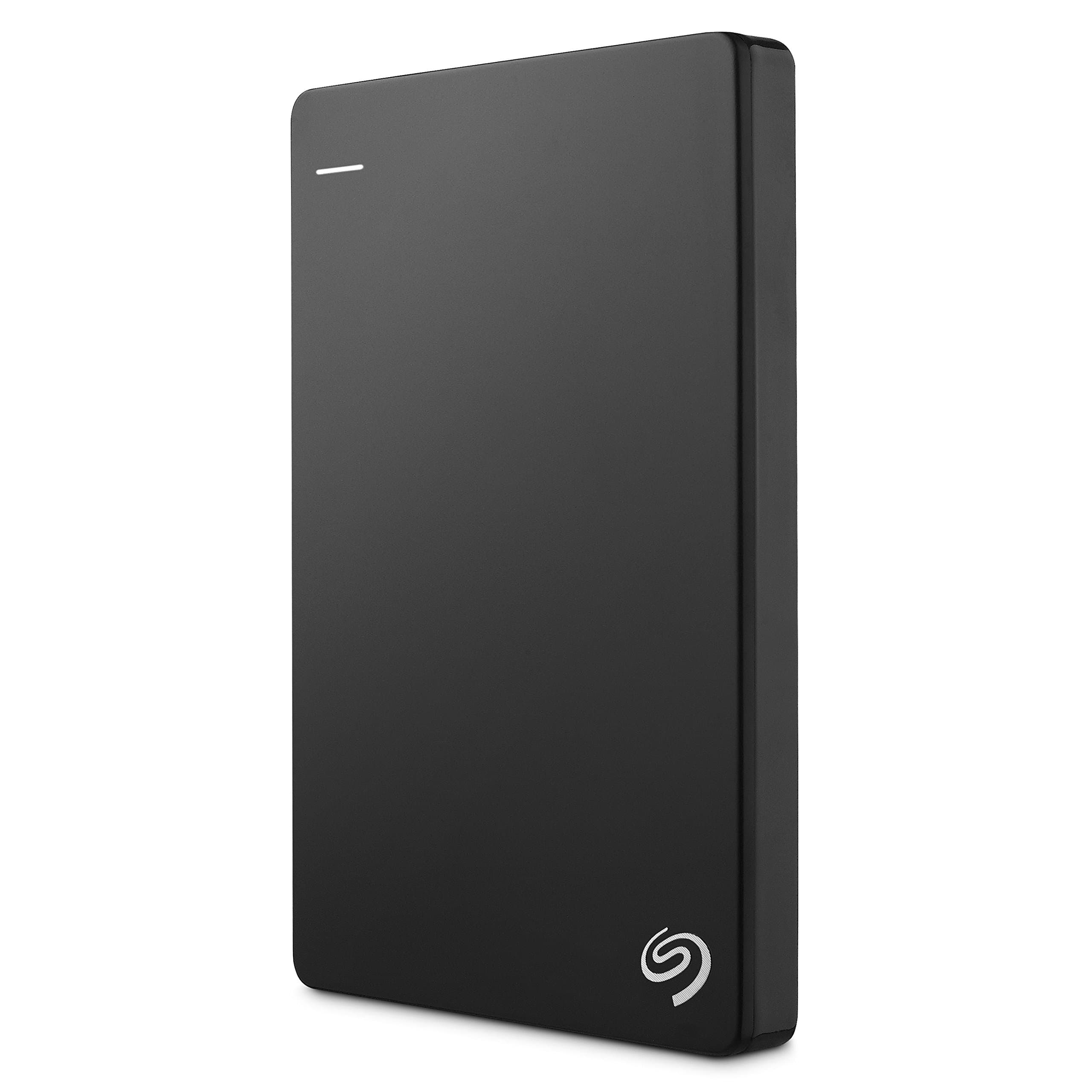 Seagate Backup Plus Slim 500GB Portable External Hard Drive USB 3.0, Black STCD500102