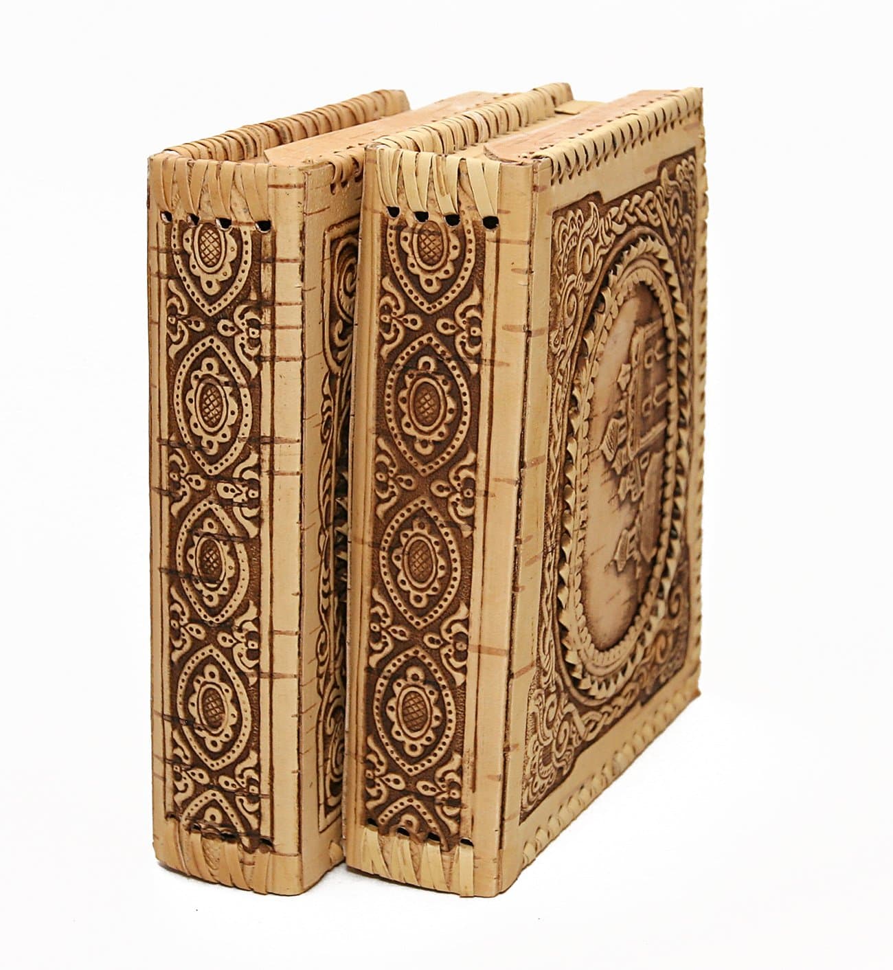 Book Shaped Birch Bark Box
