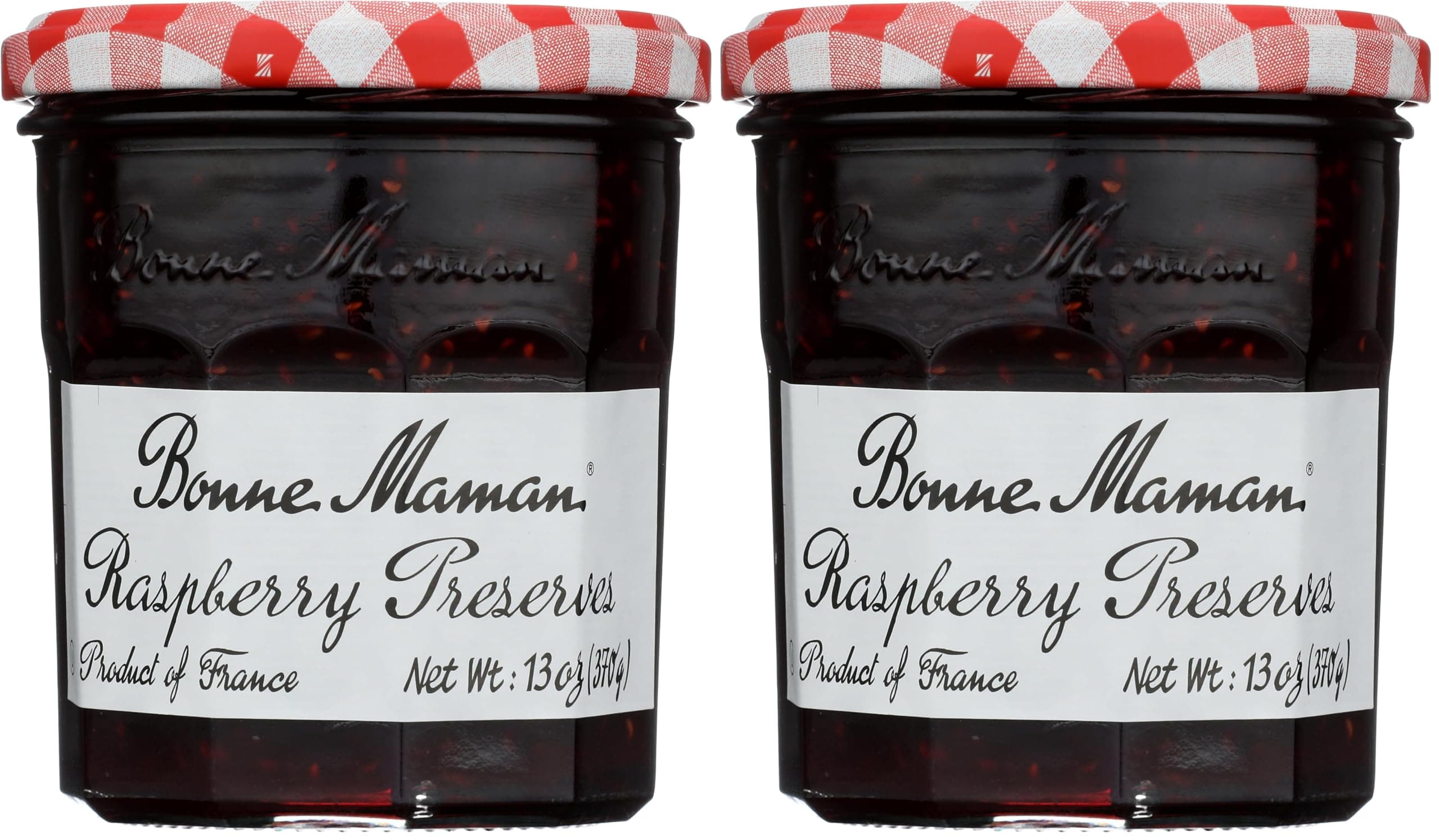 Bonne Maman Preserve, Raspberry, 13-Ounce (Pack of 2)