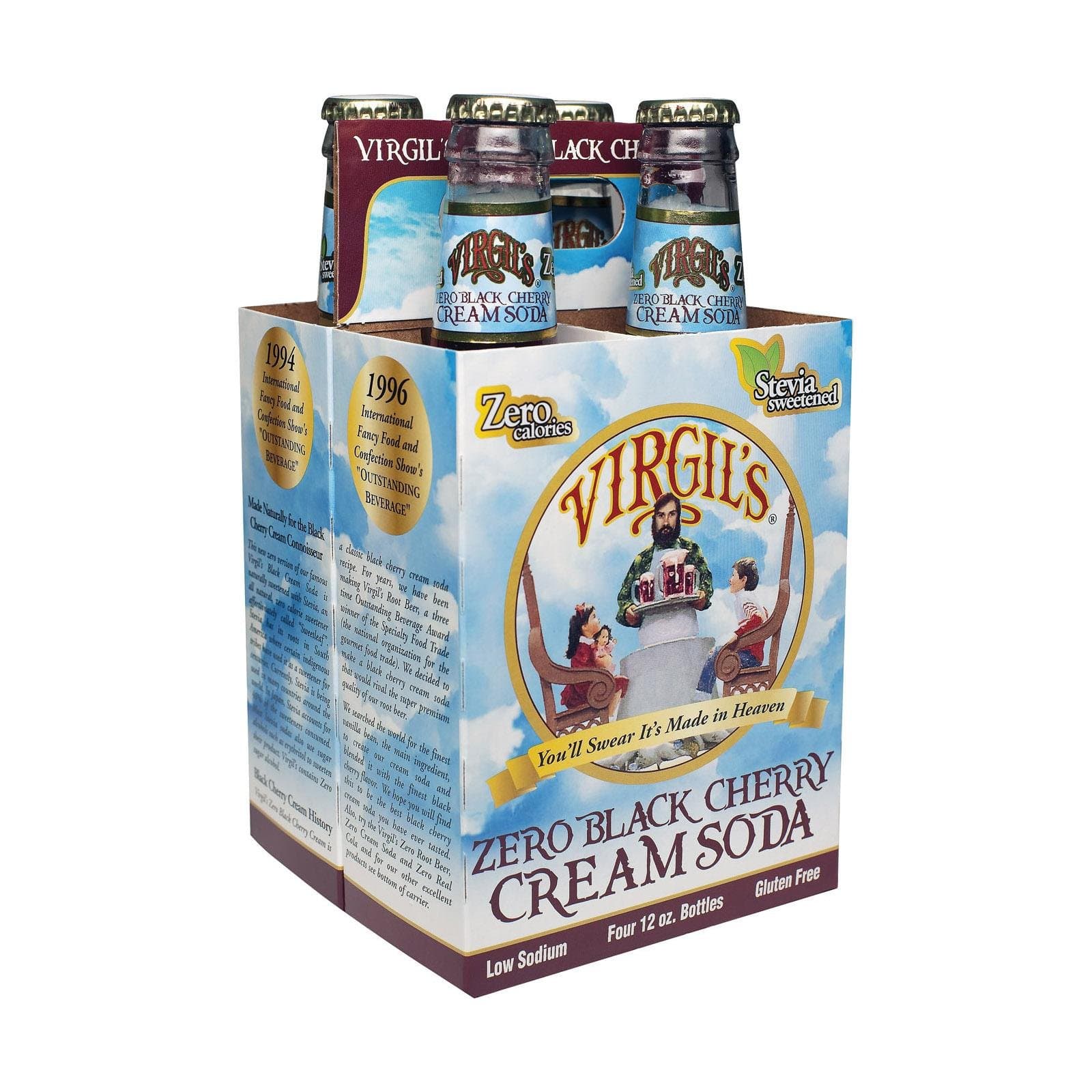 Virgils Soda Blck Chrry Zero 4pk