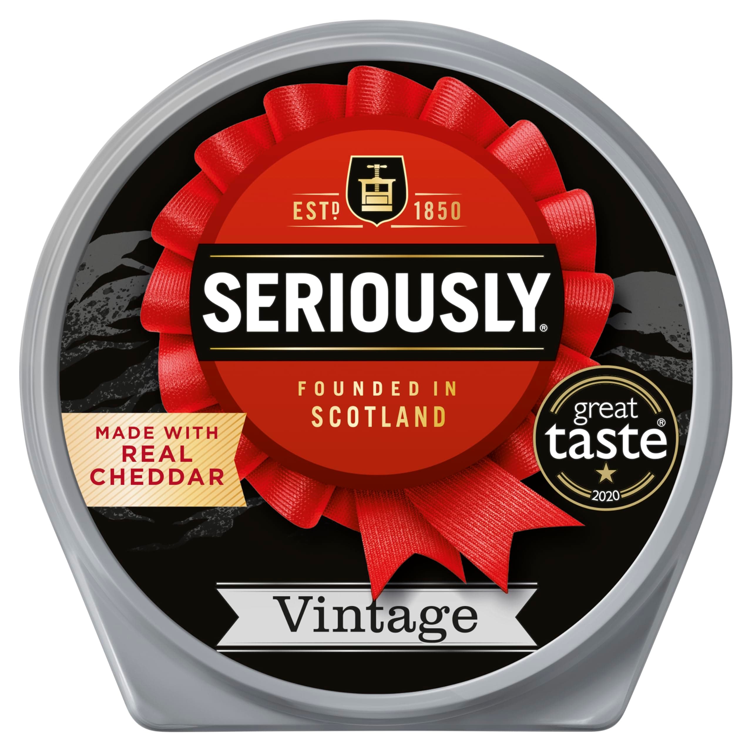 Seriously Strong Spreadable Vintage Cheddar, 125g
