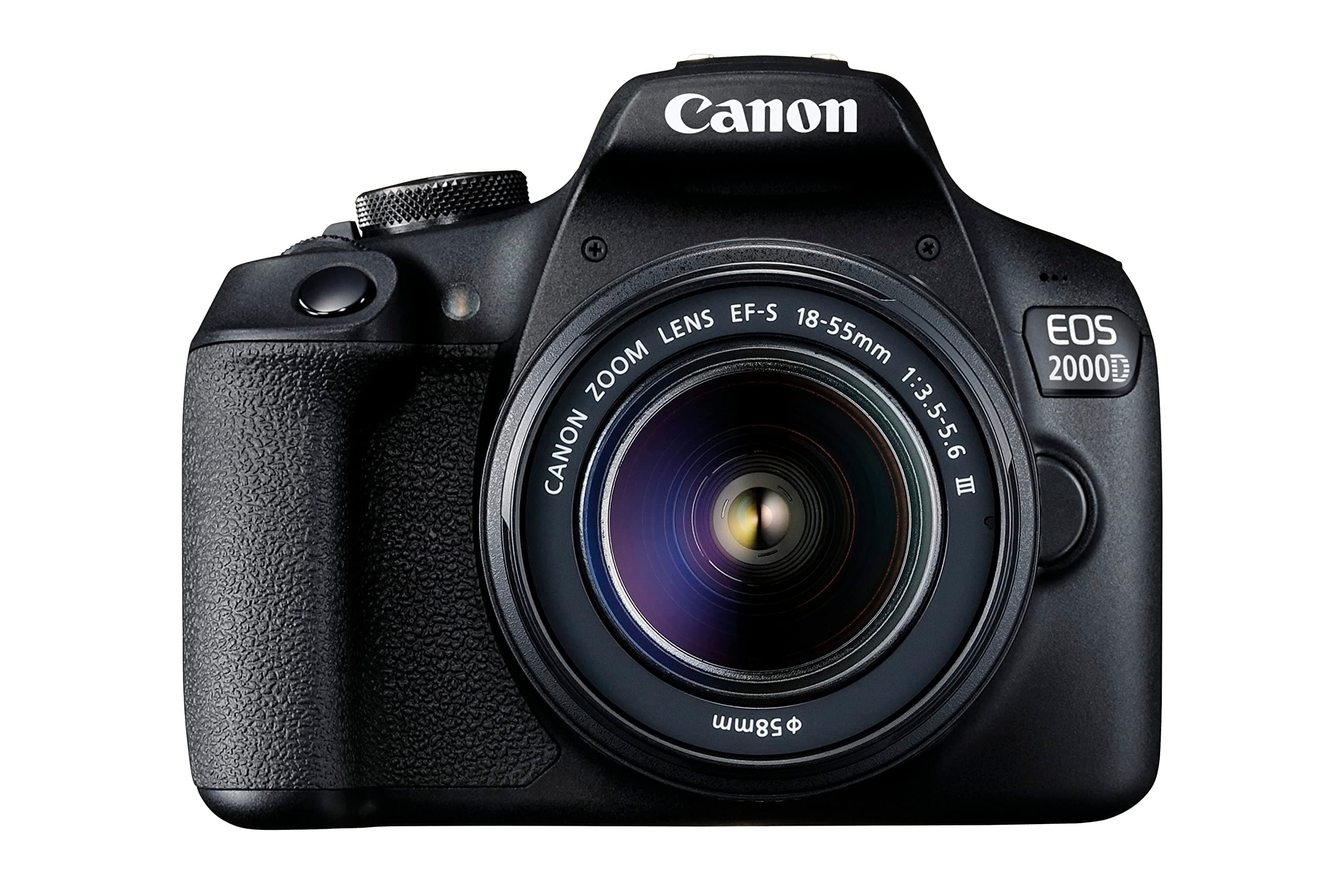 Canon EOS 2000D + EF-S 18-55mm III Lens - Easy-to-use DSLR Camera with a Versatile Lens, Ideal for Portraits and Landscapes