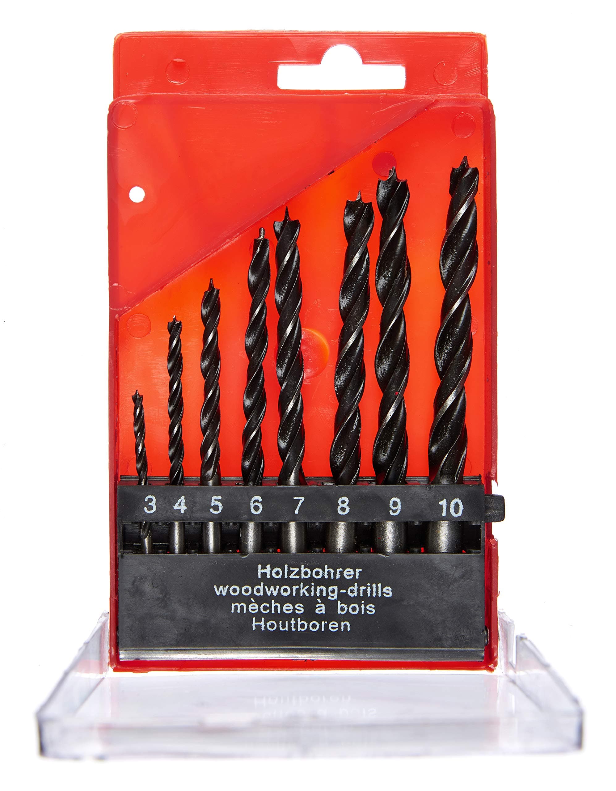 Amtech F1500 8 Piece wood drill bit set