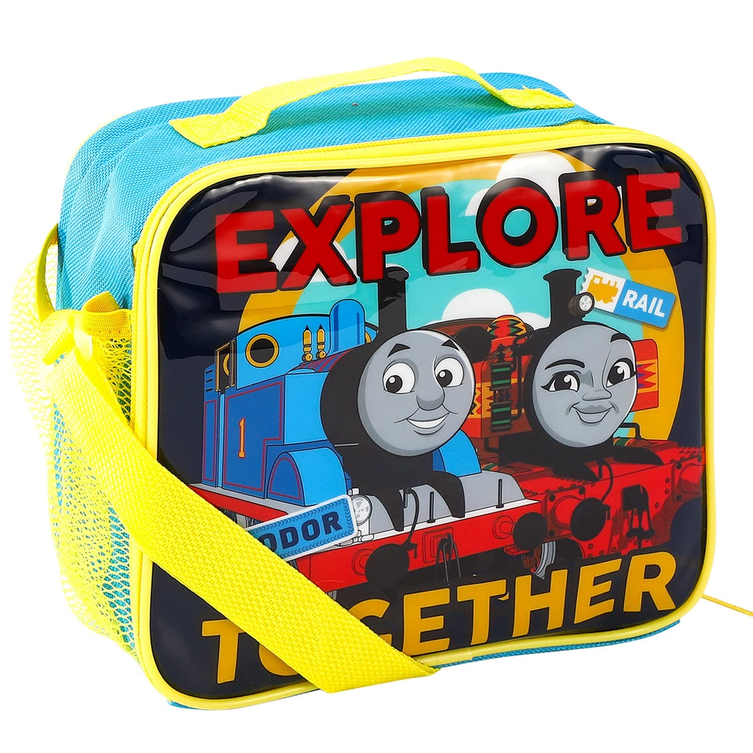 TemplarTemplar Thomas The Tank Engine Rectangular Insulated Lunch Box Bag for Boys and Girls, Perfect Size for Packing Hot or Cold Snacks for School and Travel, BPA Free (1225HV-1272)