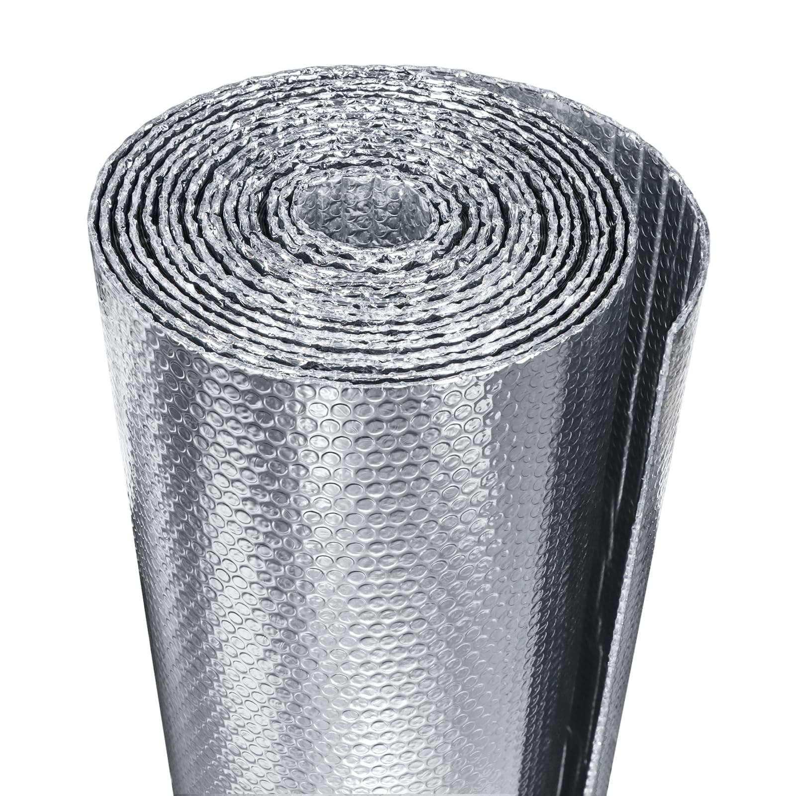 Reflective Bubble Window Insulation for Summer Heat, Sun Reflector for Windows, Insulation Roll for RV Window Insulation, 24"(W) x10 Ft (L) Window Insulation Kit, RV Windwow Coverings.