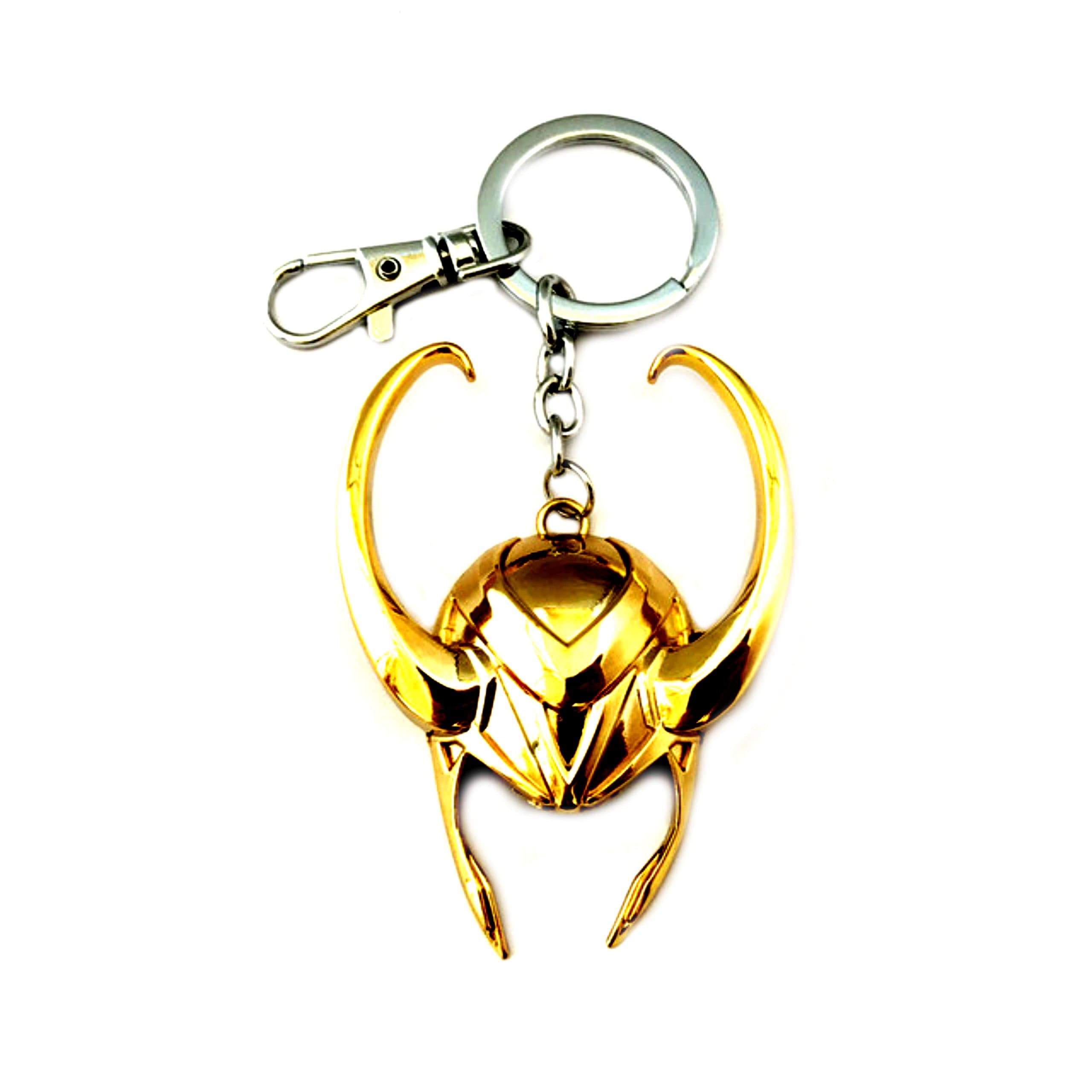 Athena Brand Loki Marvel Comics Key Ring Keychain for House Boat Auto Keys