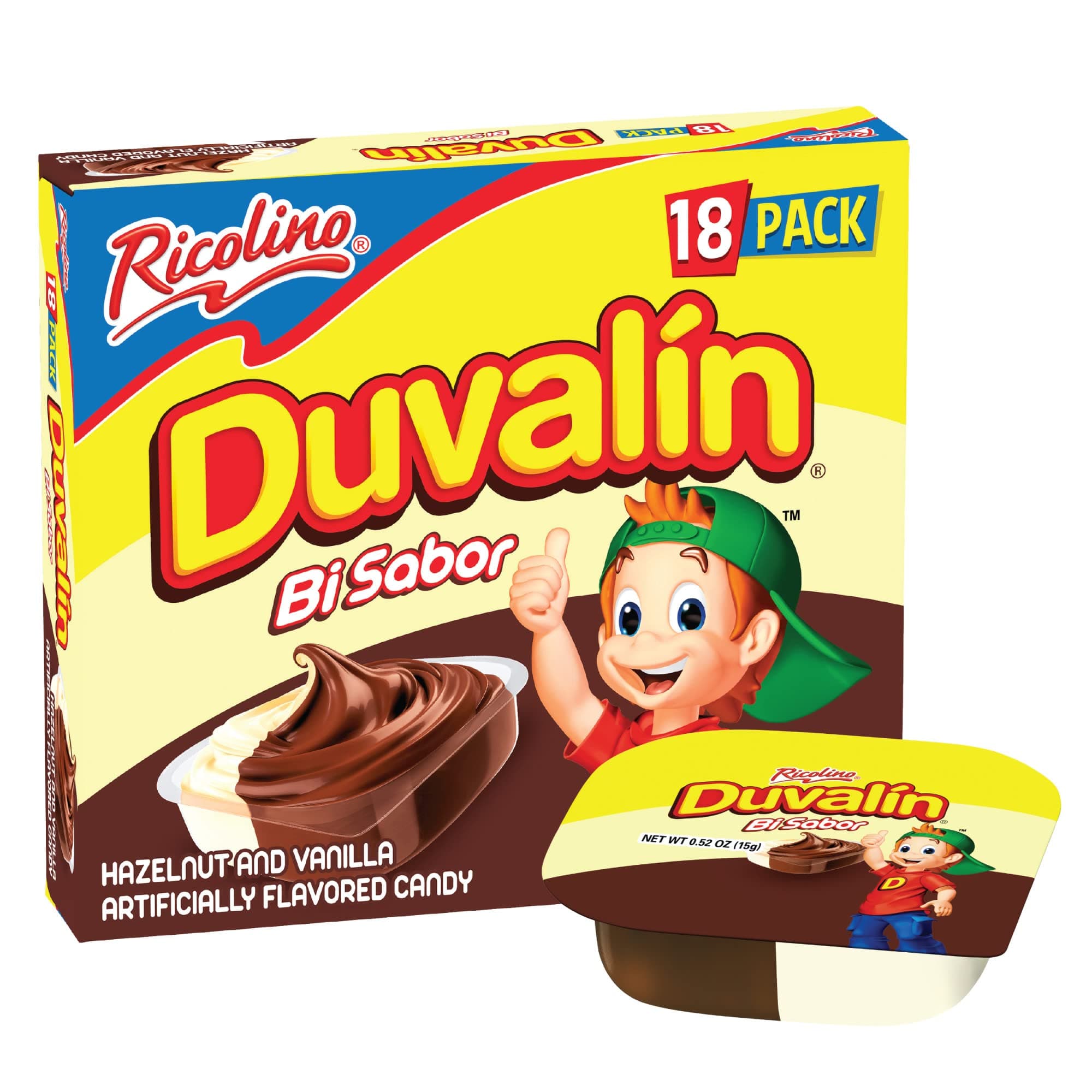 Duvalin Hazelnut Vanilla, 18-Count