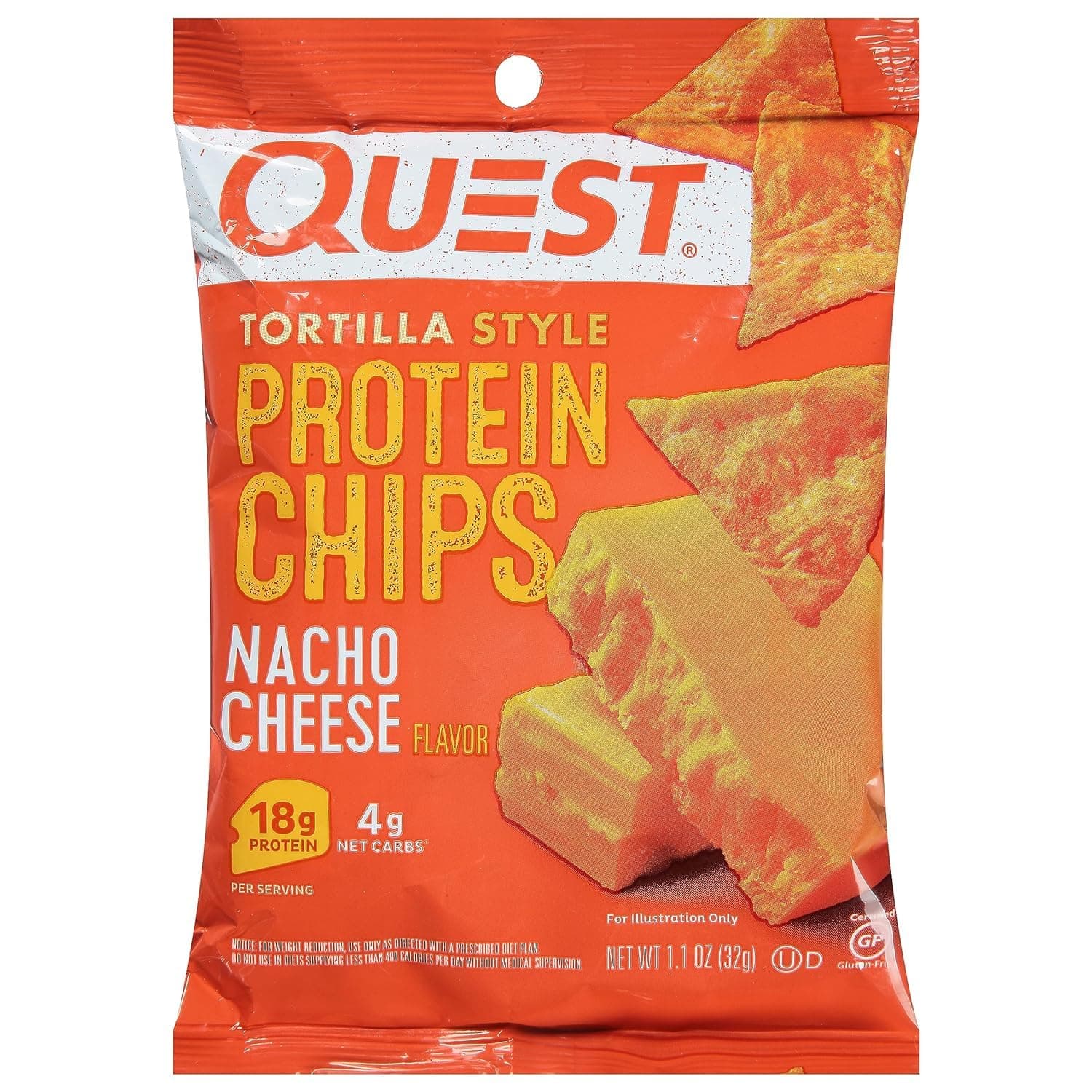 Chips Tortilla style- Nacho Cheese 32g P