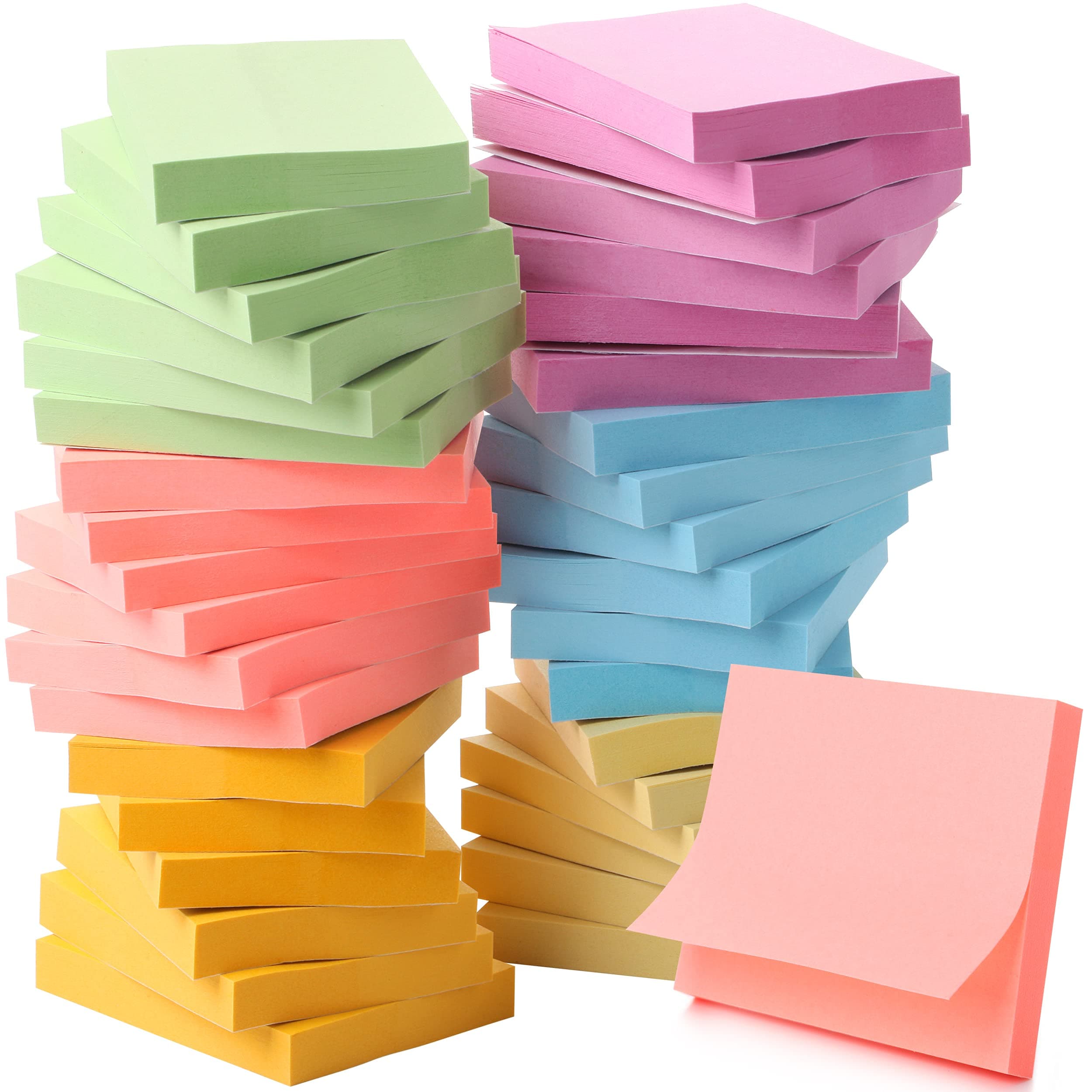 Mr. Pen- Sticky Notes, 1.5” x 2” , 36 Pads, Pastel Sticky Notes, Small Sticky Notes, Mini Sticky Notes, Sticky Notes Small, Bible Sticky Notes, Sticky Notes Mini, Little Sticky Notes, Tiny Sticky Note