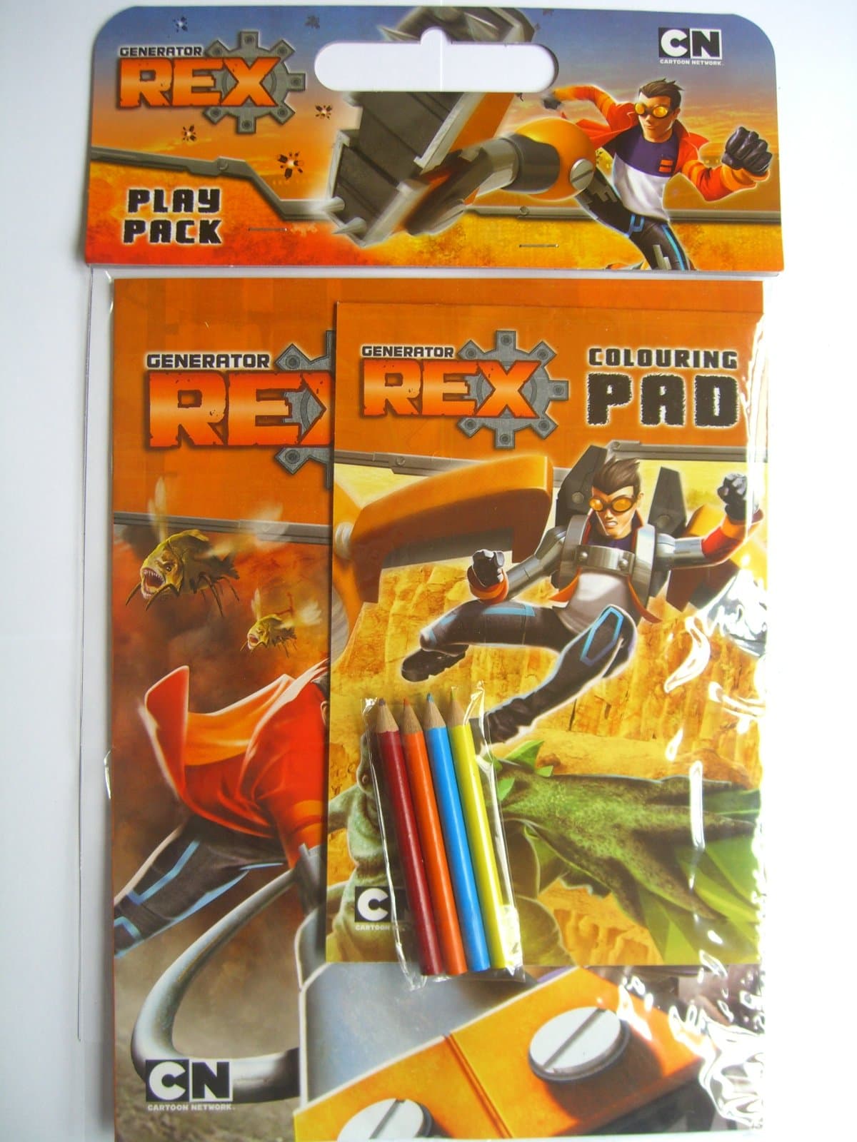 Generator Rex: Play Pack - Colouring Book & Pad with coloured Pencils