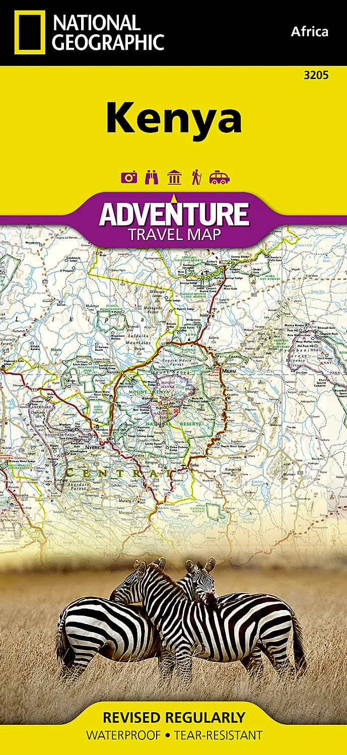 Kenya Map (National Geographic Adventure Map, 3205)