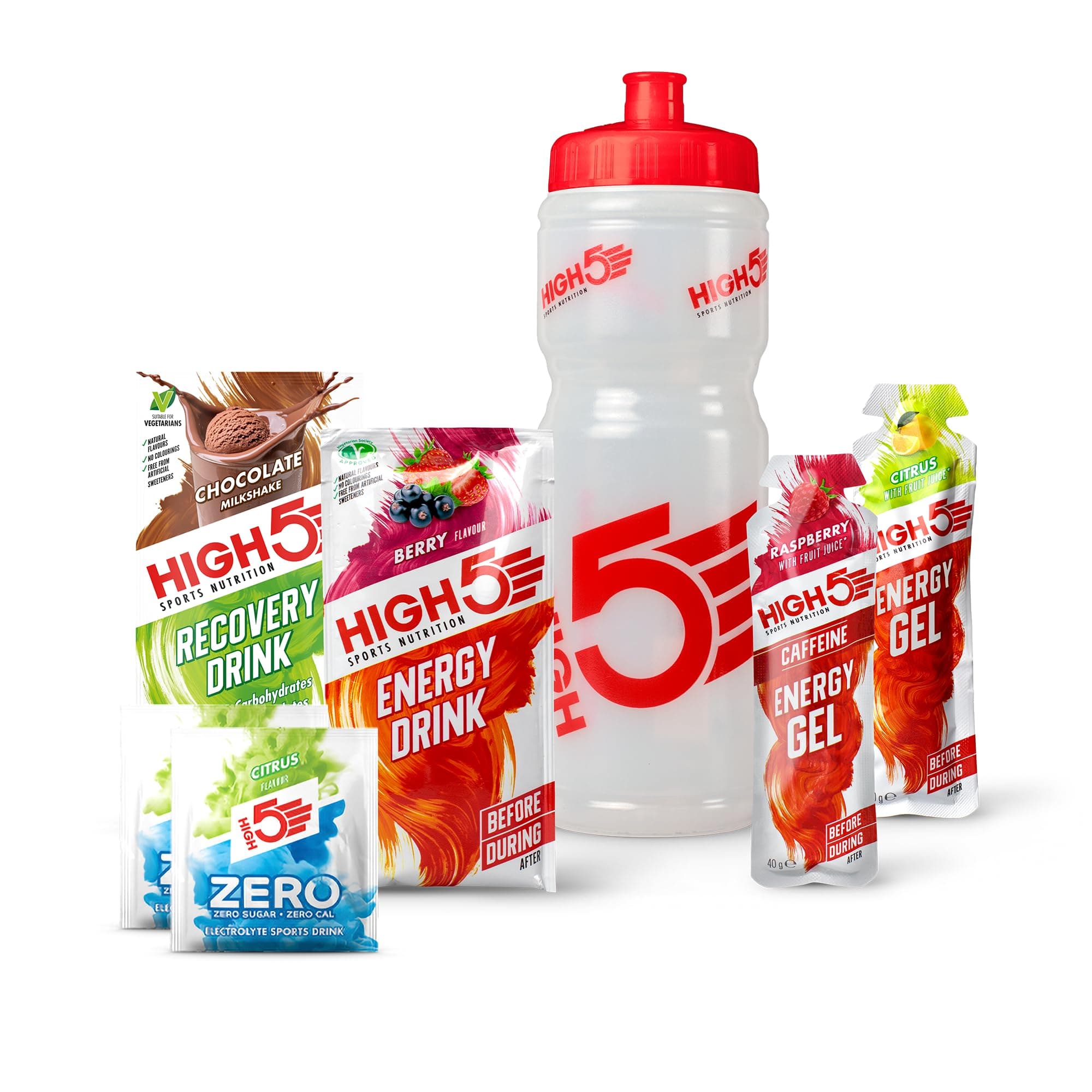 HIGH5 Starter Kit Nutrition Pack Combining Energy Hydration and Recovery