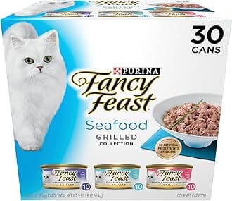 Fancy Feast Purina Grilled Seafood Collection 30 Pack Canned 050000586646