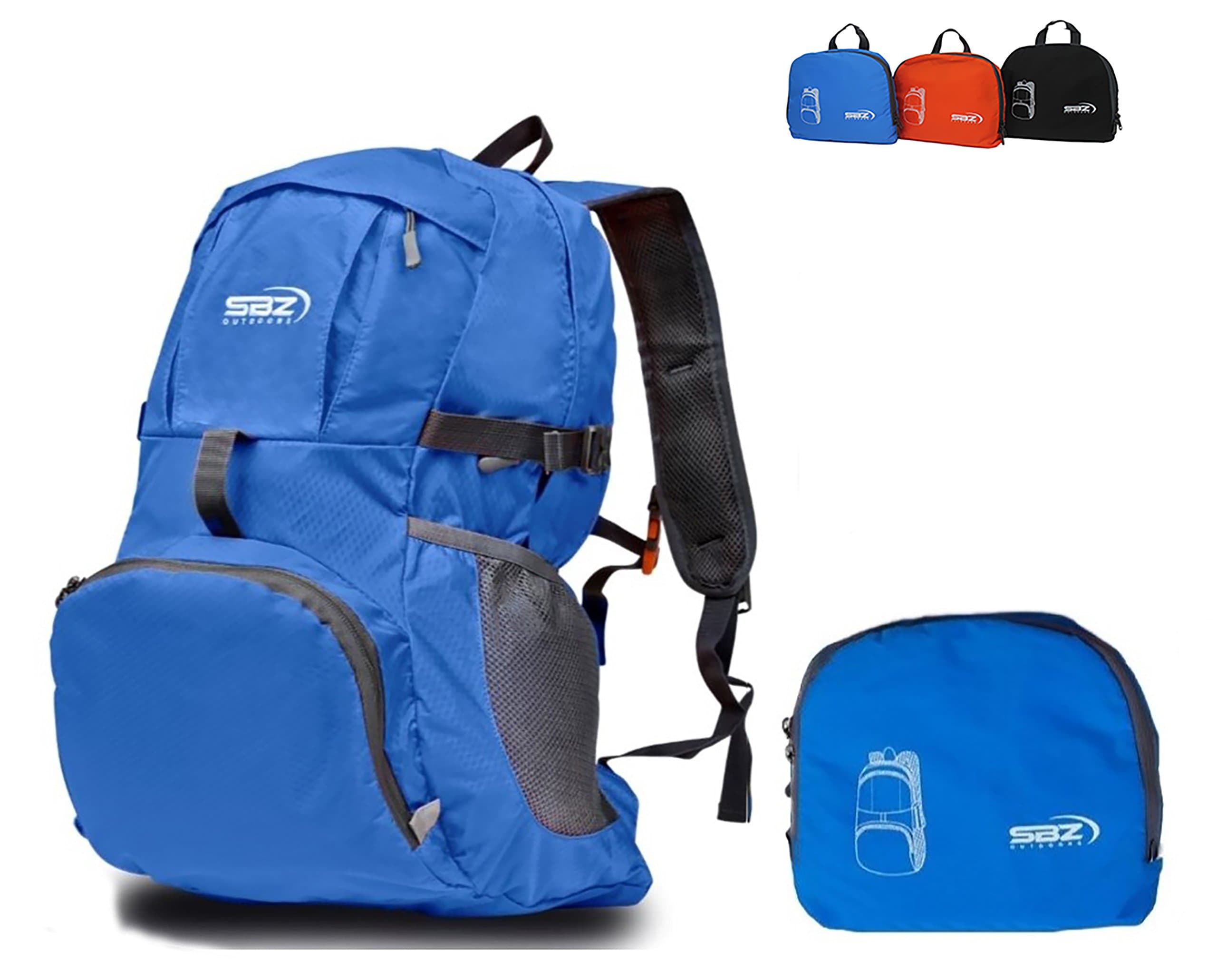 Durable Lightweight Foldable Packable Backpack for Hiking, Camping, Daypack, and Travel.