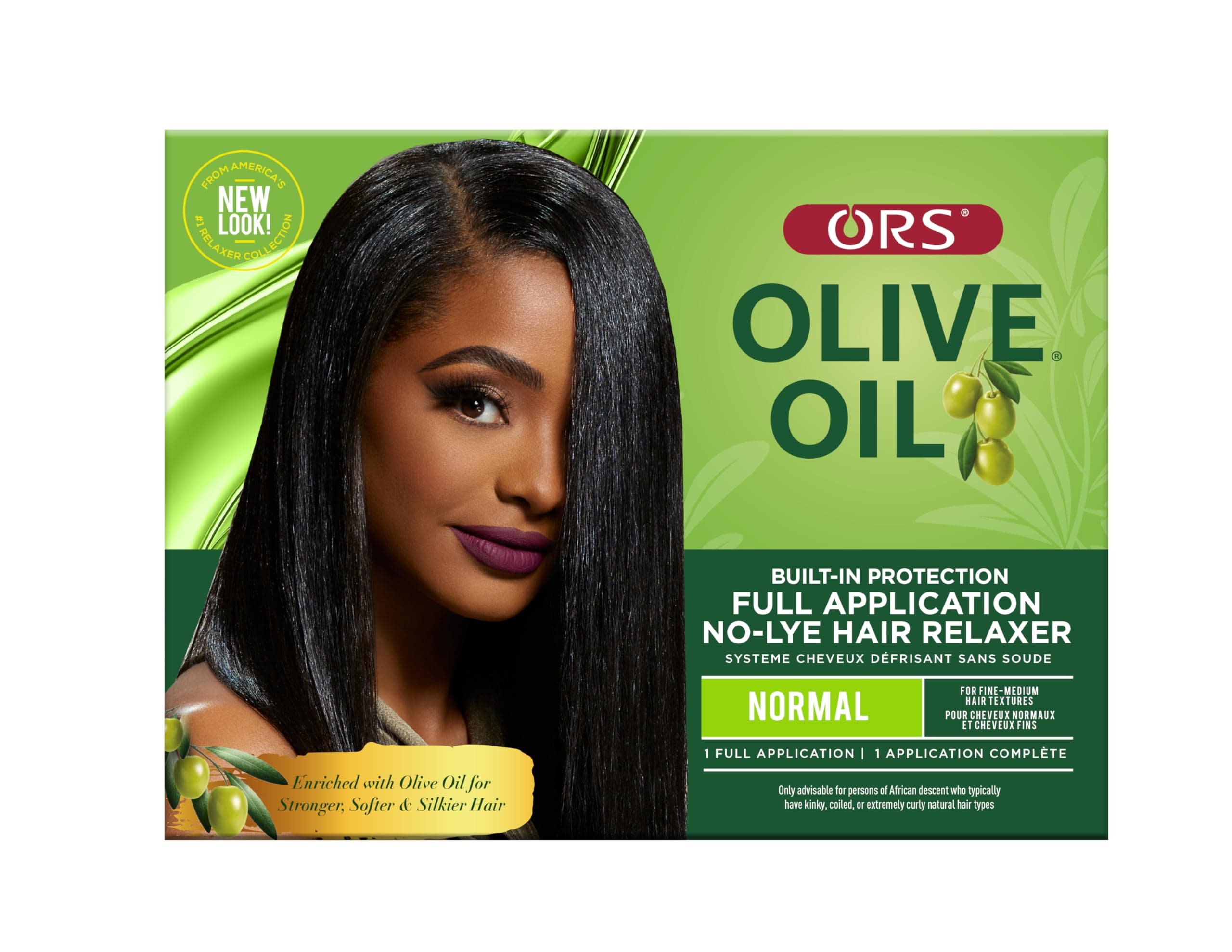 ORS Olive Oil Built-In Protection Full Application No-Lye Hair Relaxer - Norm...