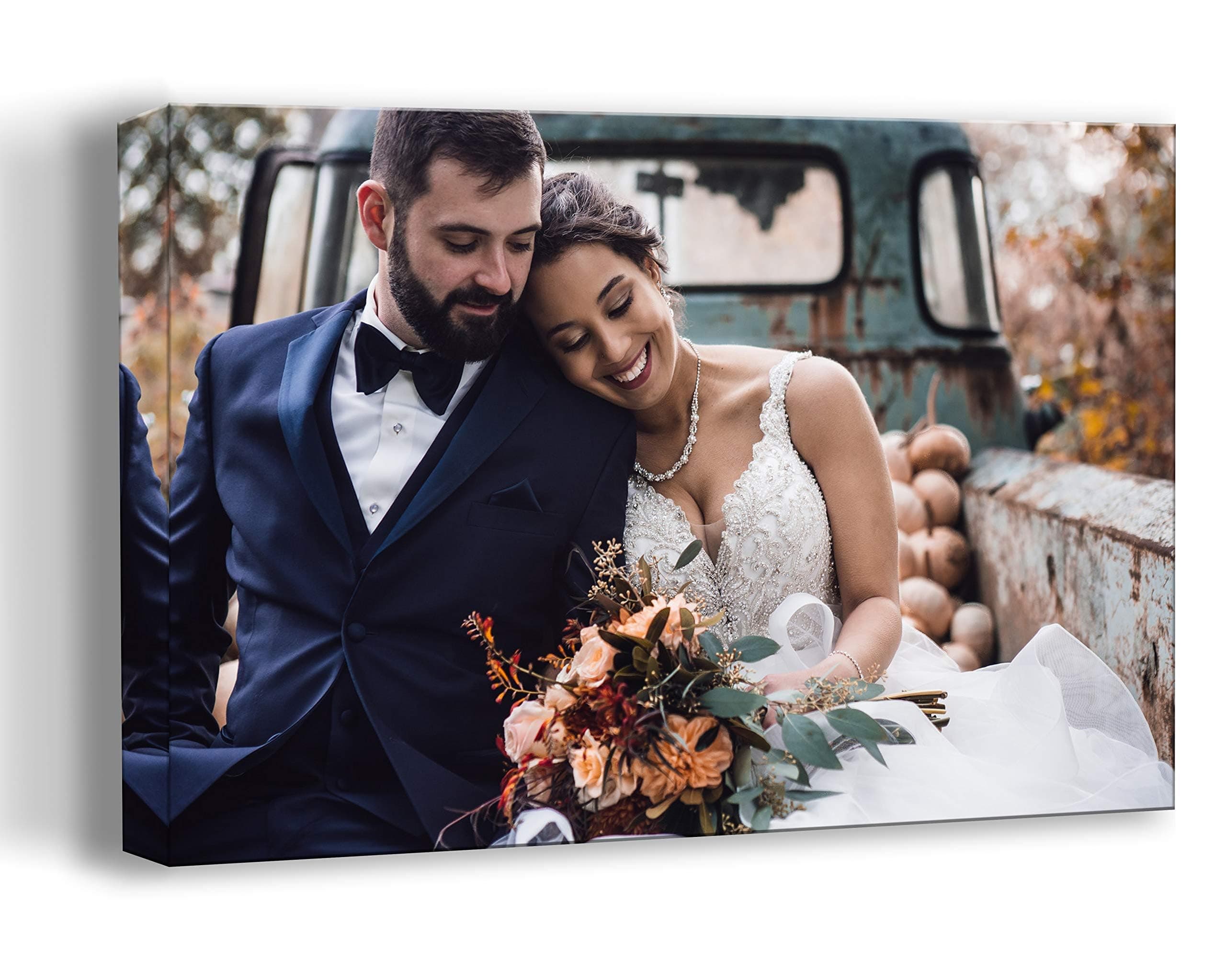 Personalized Custom Canvas Prints: Photo On Canvas (8x10) Transform Your Photos into Stunning Framed Wall Art - Digitally Printed Photo To Canvas - Ideal for Home Decor, Gifts