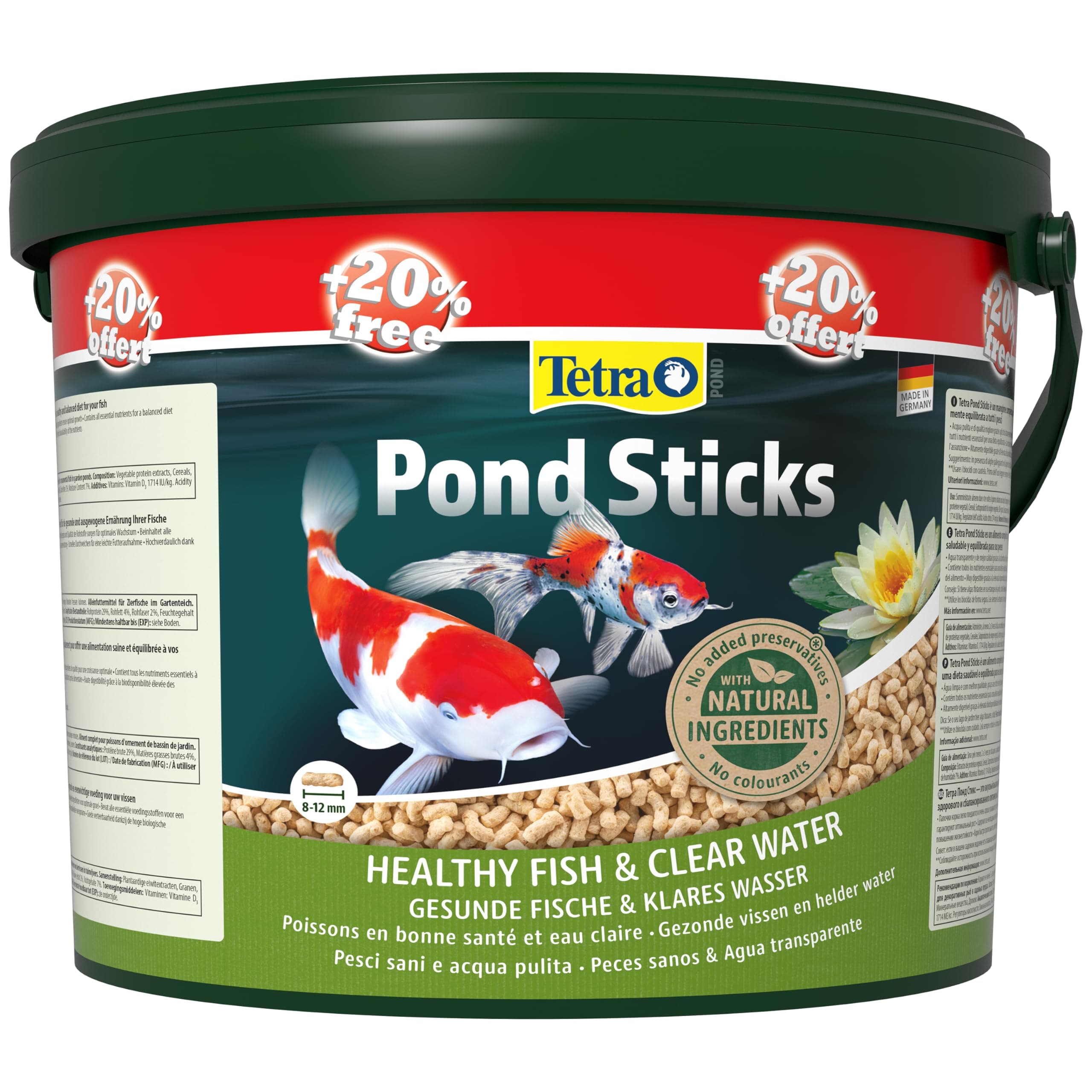 Tetra Pond Sticks Complete 10l + 20% Free