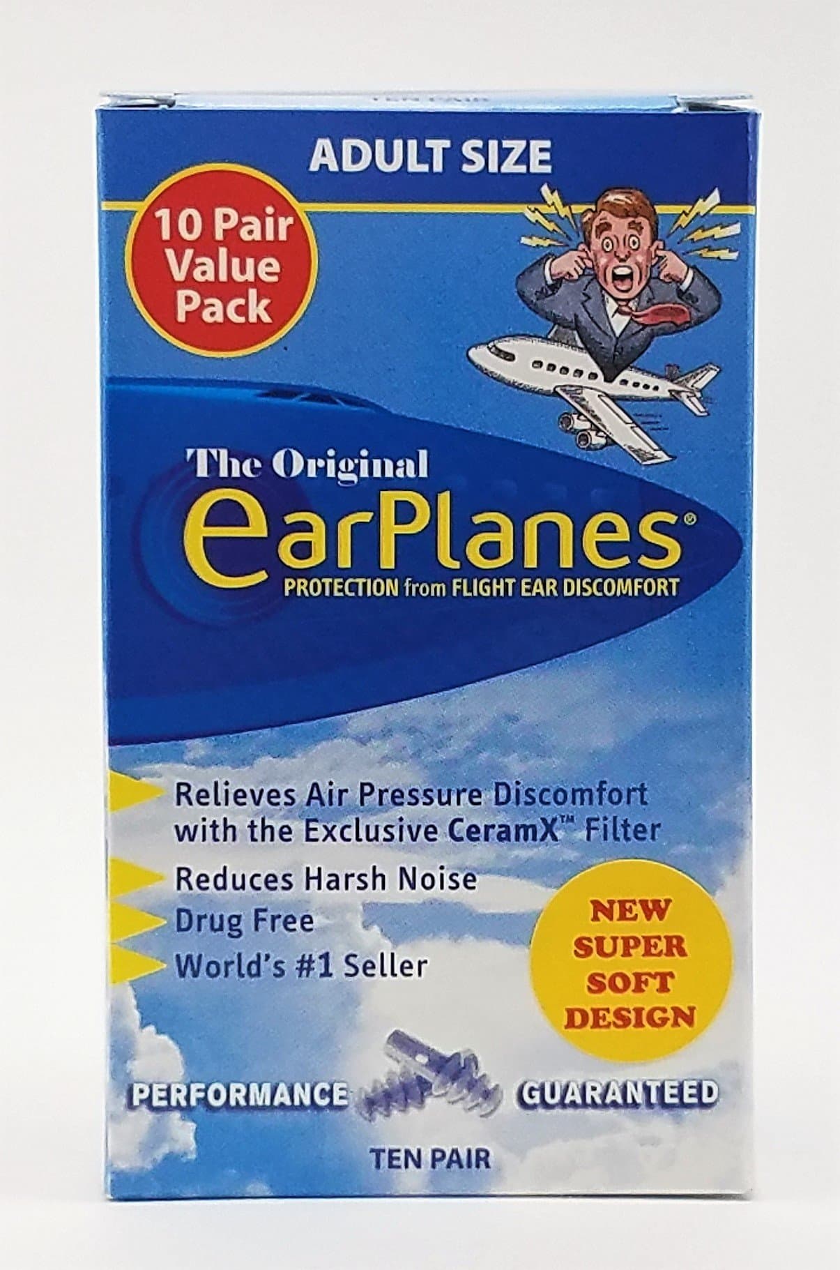 Will Reduce Noise When Sleeping, Reusable Soft Comfortable Earplugs for Airplanes, Snoring, Study, Work, Travel, Construction, Swimming, Mediation
