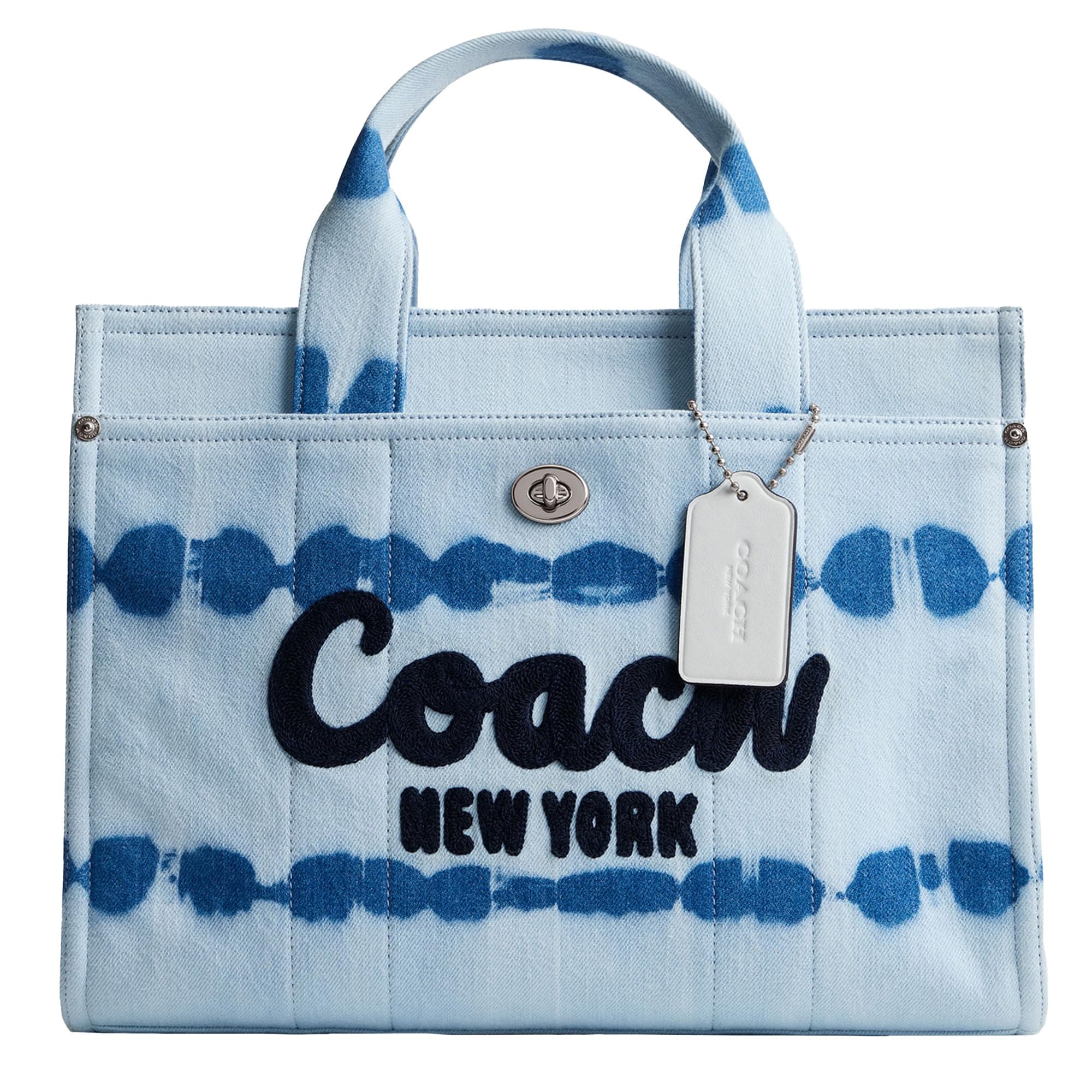 Coach Cargo Tote, Denim Multi, Denim Multi