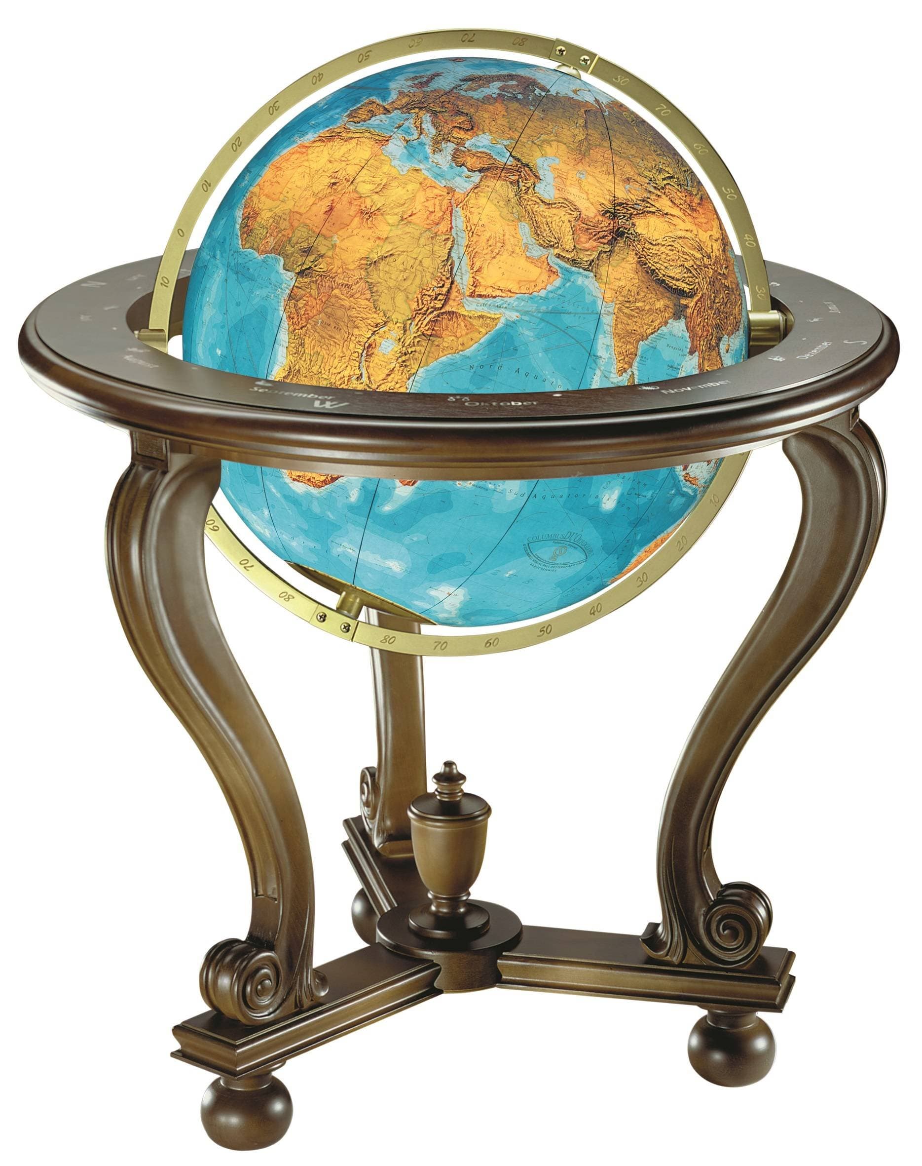 Columbus Berlin 20 Inch Illuminated Floor Globe