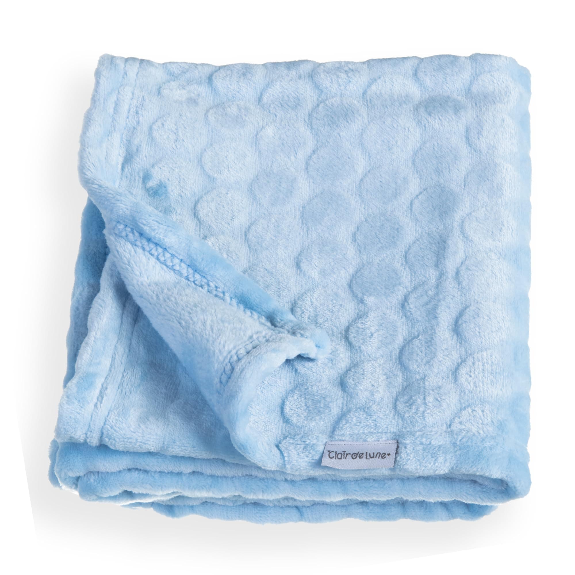 Clair de Lune Marshmallow Baby Blanket (Blue)