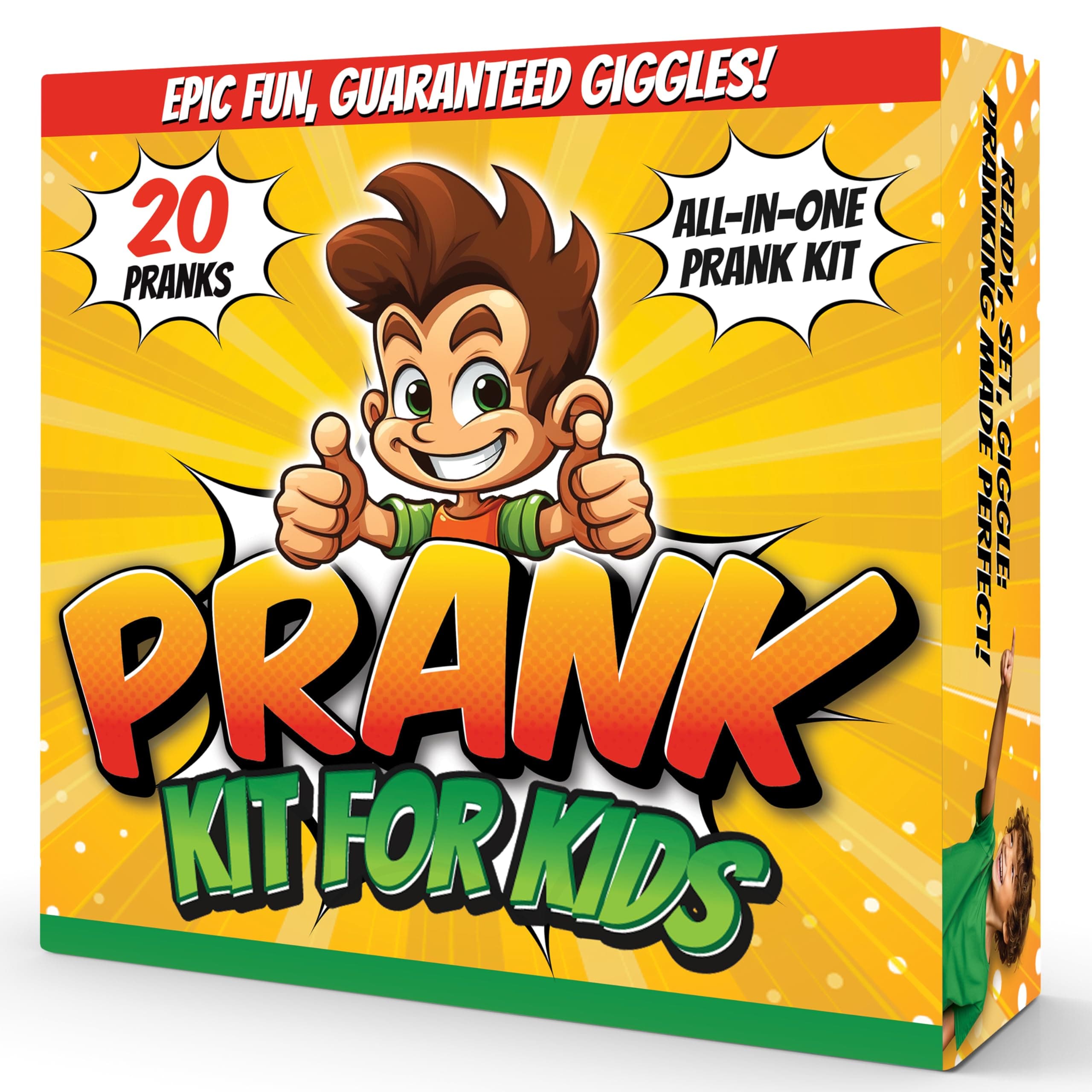 Prank Kit | 20 Ultimate Practical Jokes & Pranks for Kids | Prank Toys Pack Set Box for Gifts