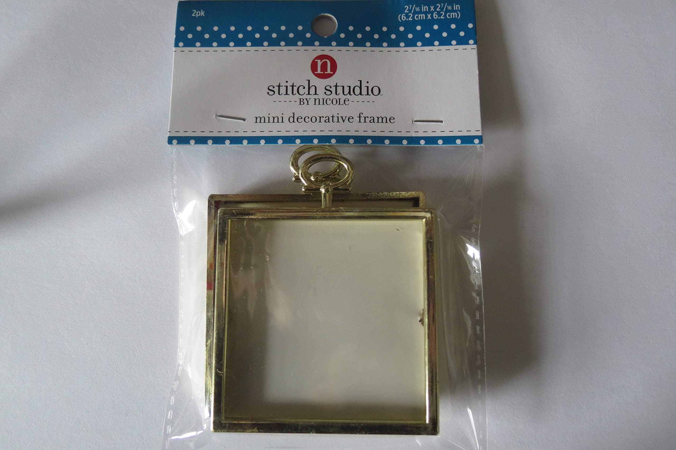 Nicole Mini Decorative Frame Square 2.5 in by 2.5 in