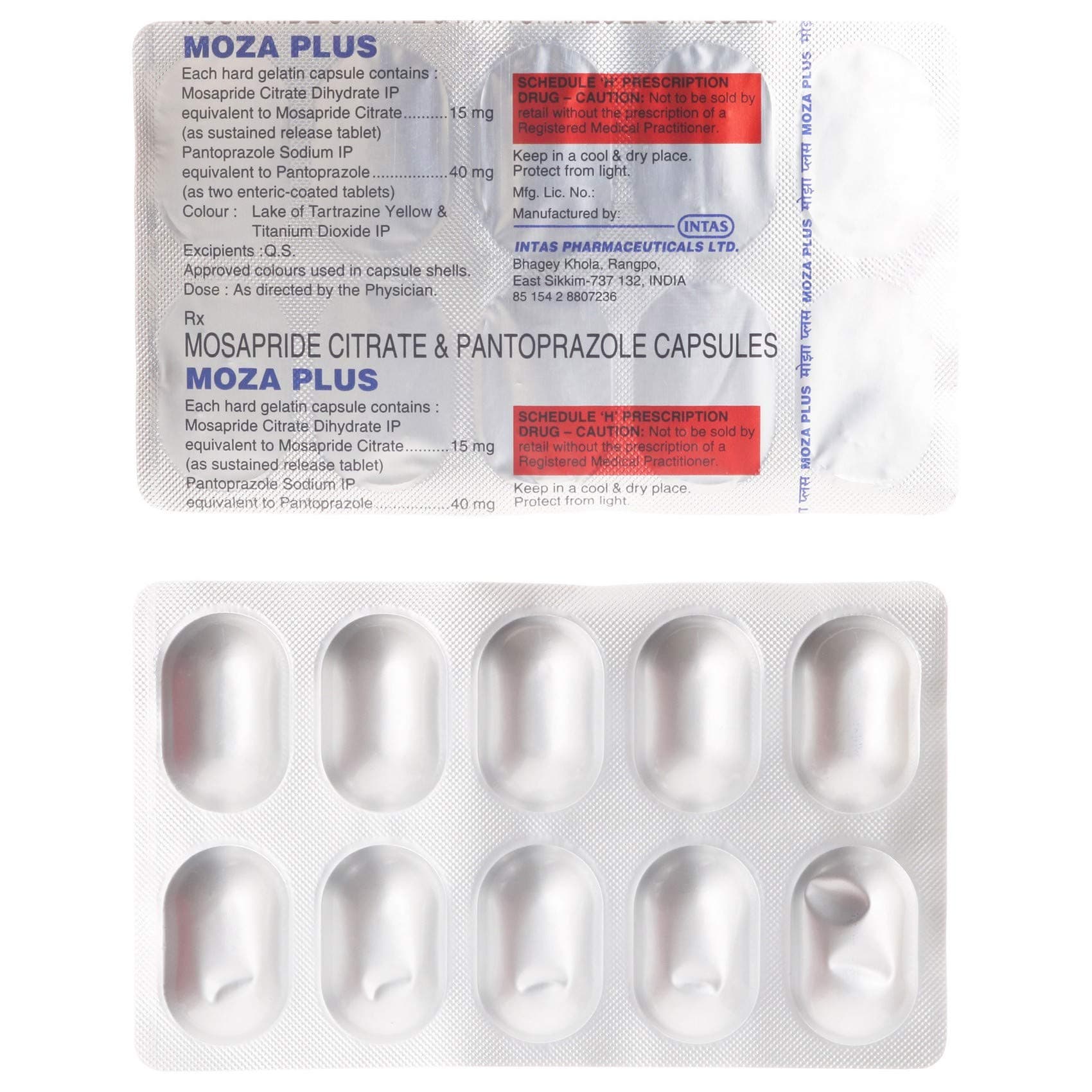 Moza Plus - Strip of 10 Capsules