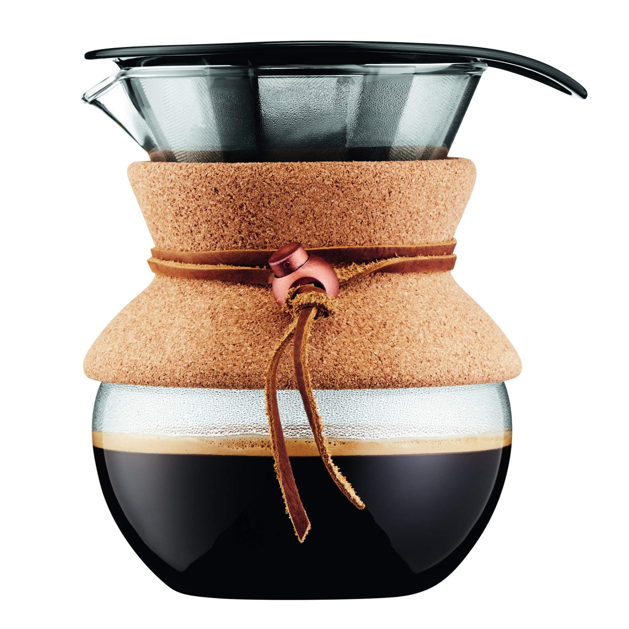 Bodum Bd-11592-109 Pour Over Coffee Maker With Cork, 17 Ounce, Glass
