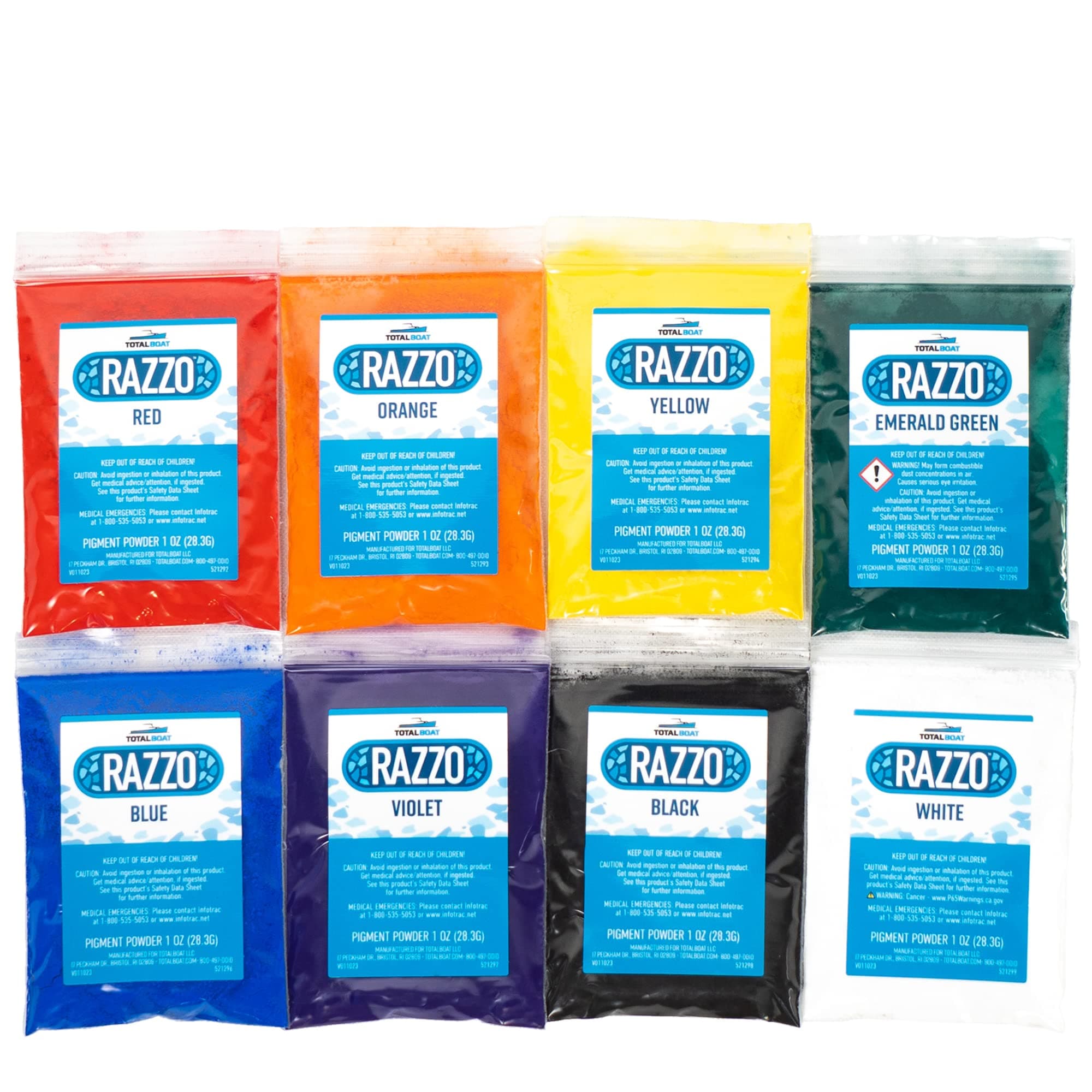 Razzo Mineral Casting Compound Pigment Kit