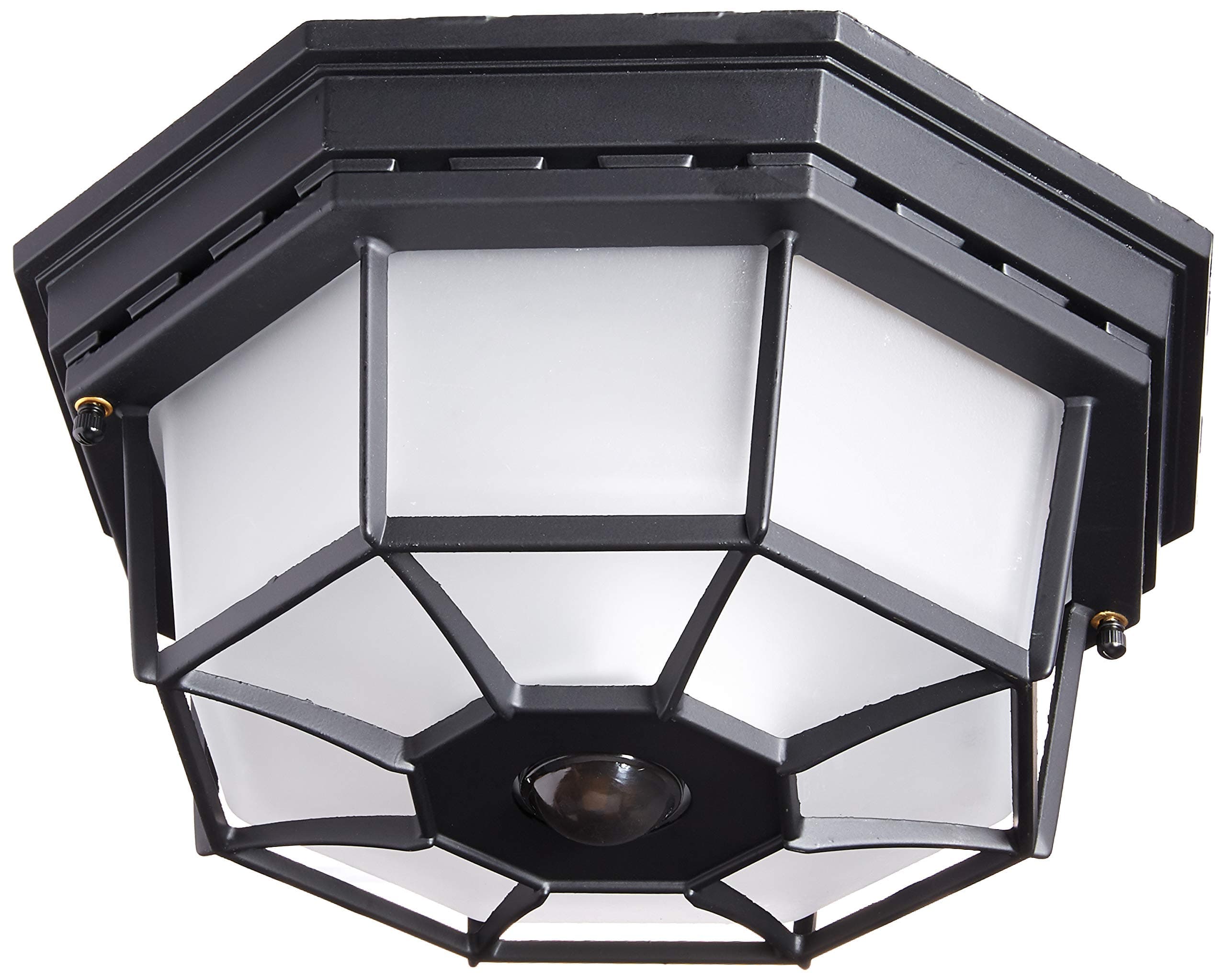 Globe Electric HZ-4300-BK Ceiling Motion Light, Black, Bulb Not Included