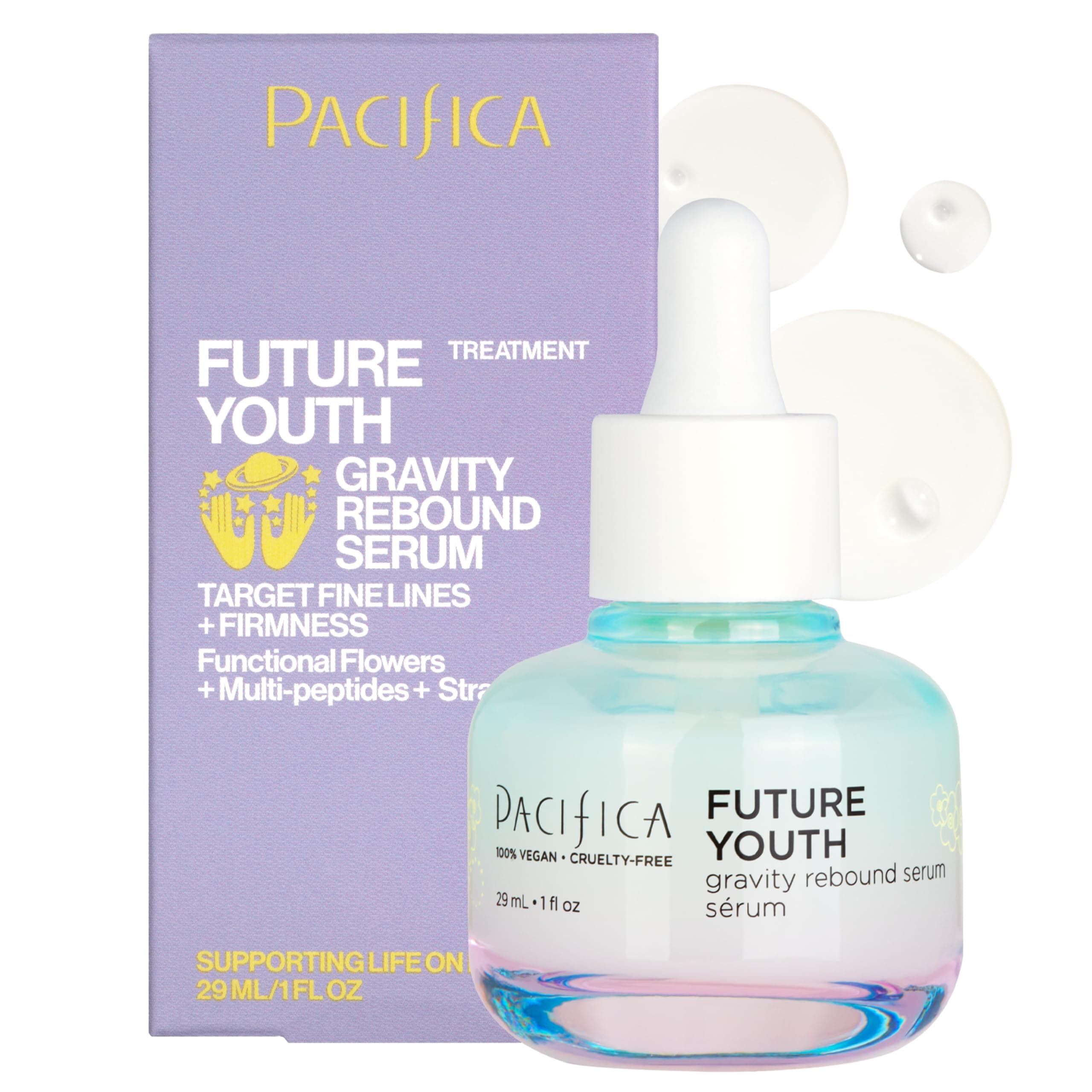 Future Youth Gravity Rebound Face Serum – Multi-Peptide Firming Facial Serum for Fine Lines, Anti-Aging & Elasticity Vegan & Cruelty-Free Dermatologist Tested
