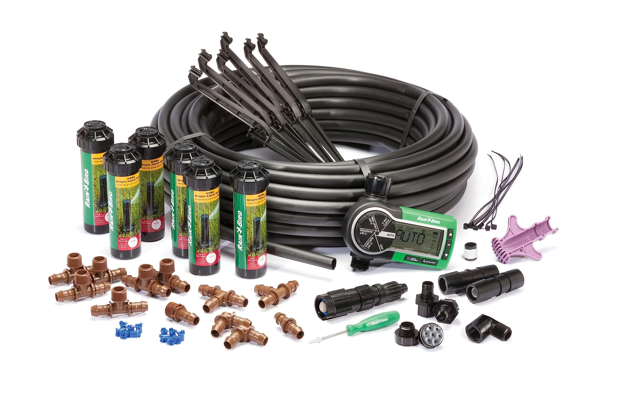 Rain Bird 32ETI Easy Install Ground Automatic Sprinkler System Kit